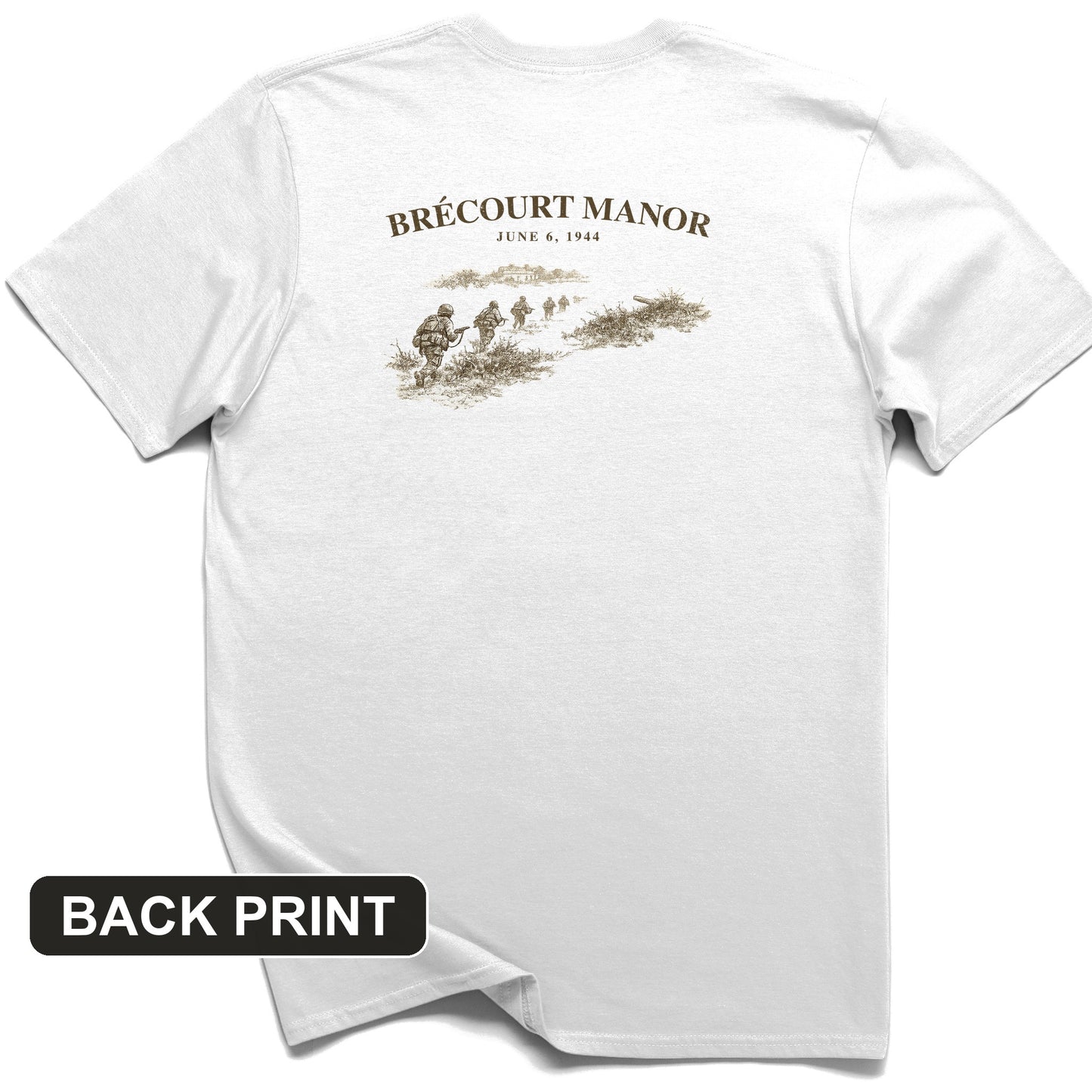 Brecourt Manor Back Print T-Shirt