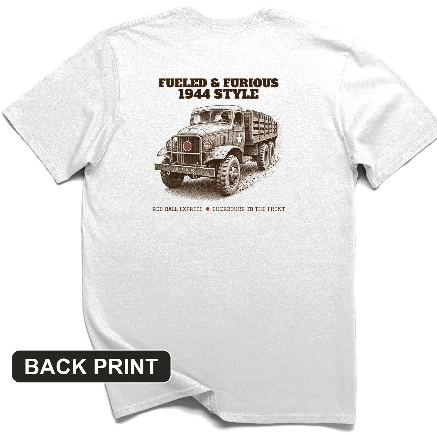 Fueled and Furious Back Print T-Shirt