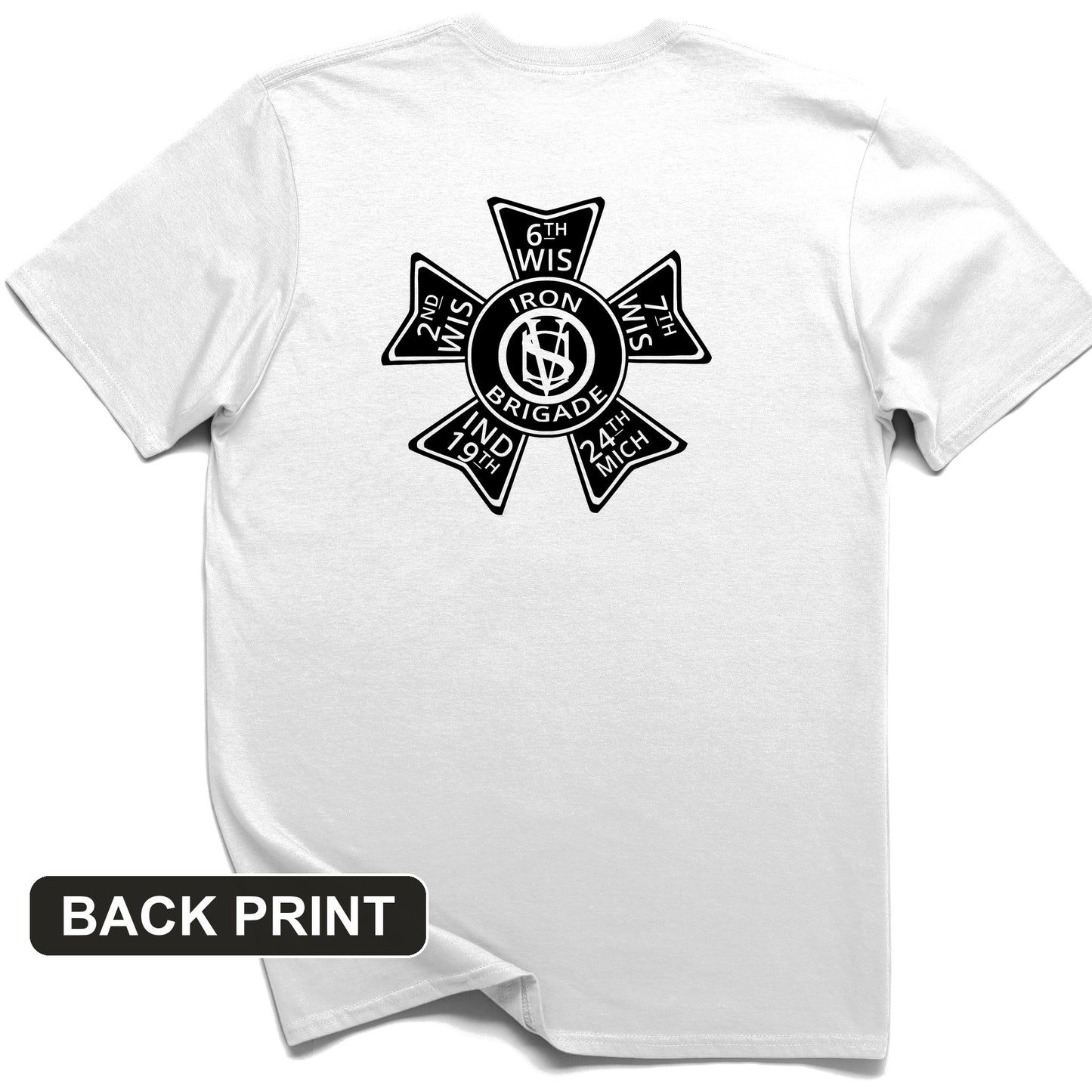 Iron Brigade Back Print T-Shirt
