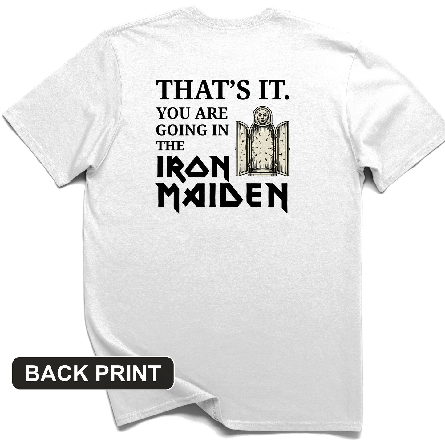 Iron Maiden Back Print T-Shirt