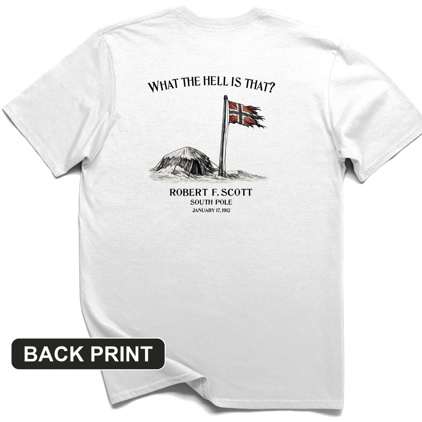 Robert Scott Back Print T-Shirt