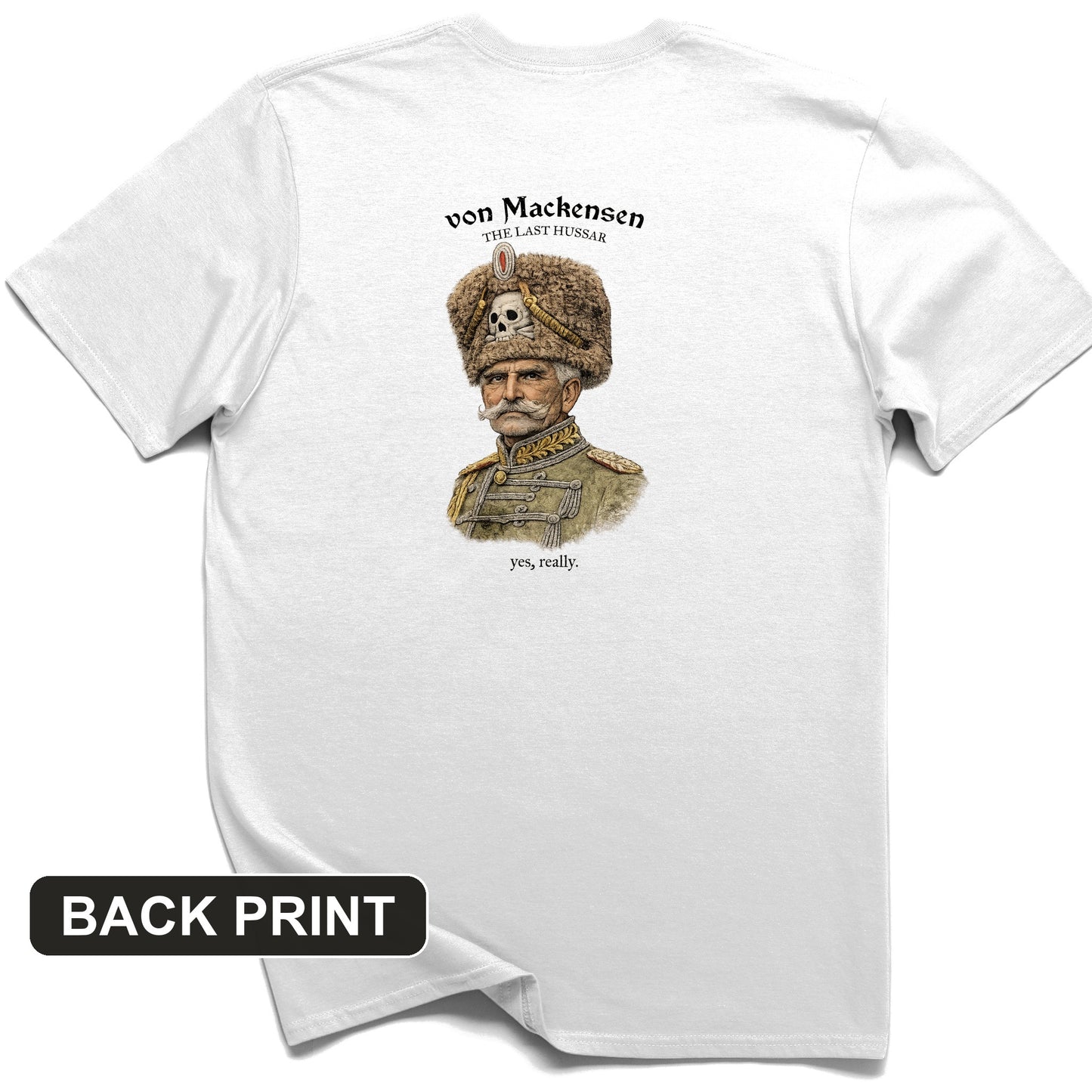 The Last Hussar Back Print T-Shirt
