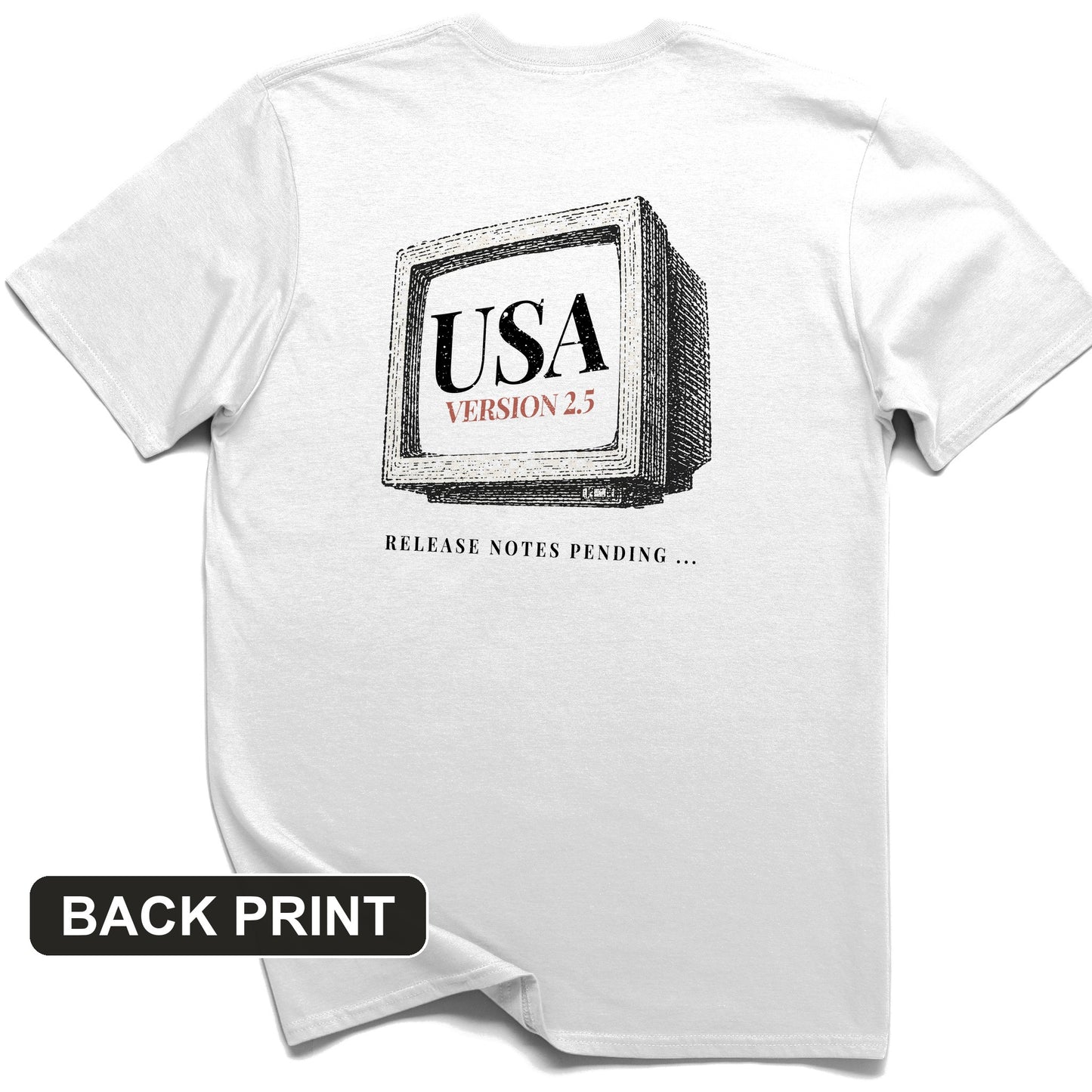 USA 2.5 Back Print T-Shirt