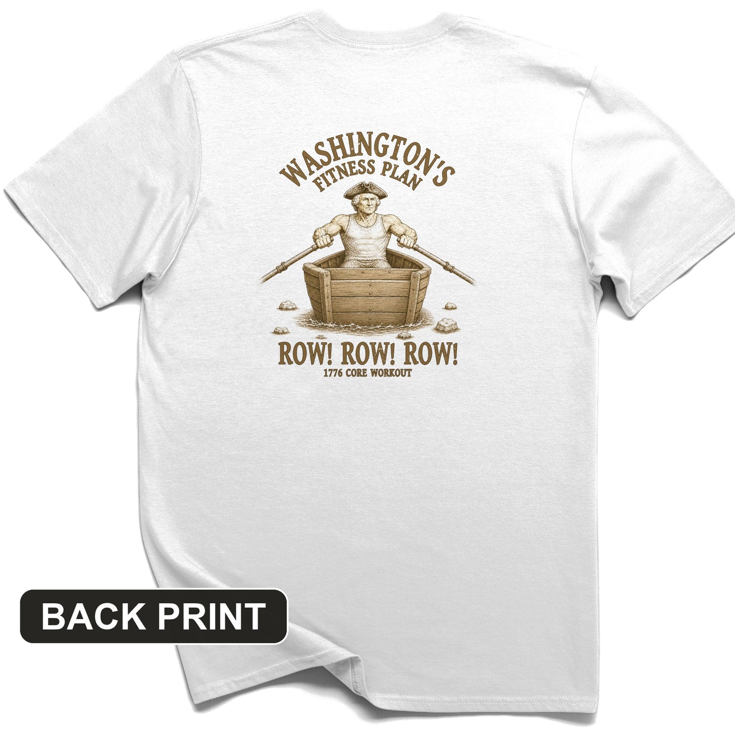 Washington Fitness Plan Back Print T-Shirt