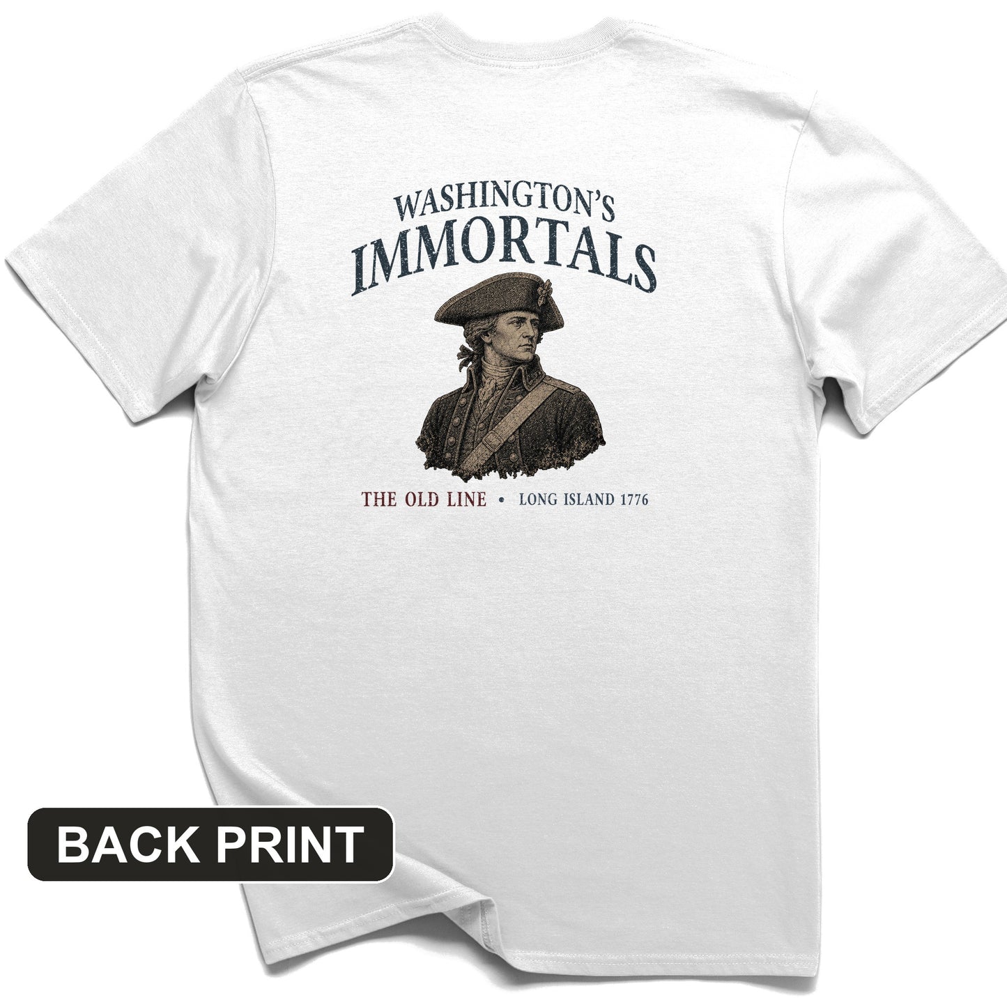 Washington's Immortals Back Print T-Shirt