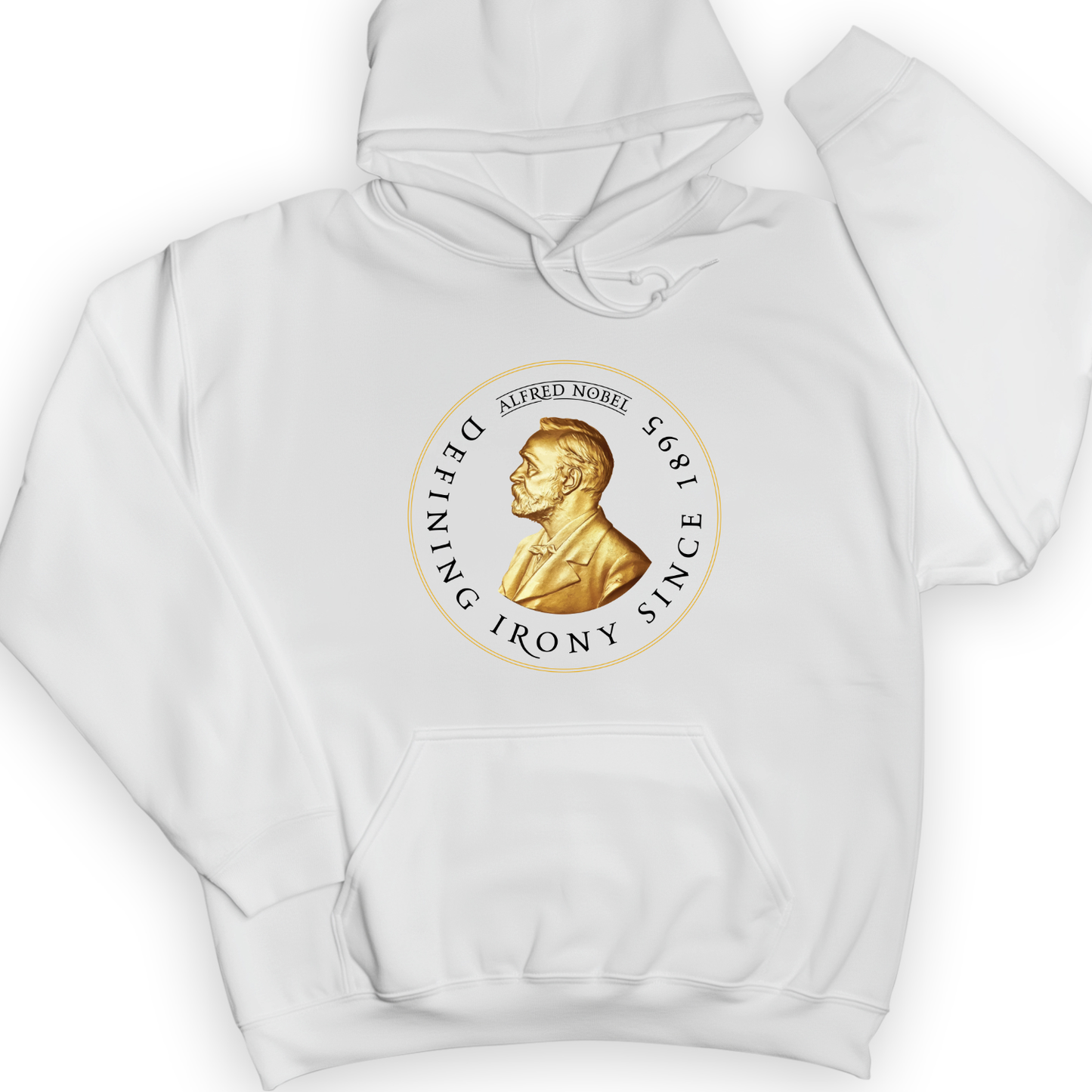 Alfred Nobel Hoodie White / S