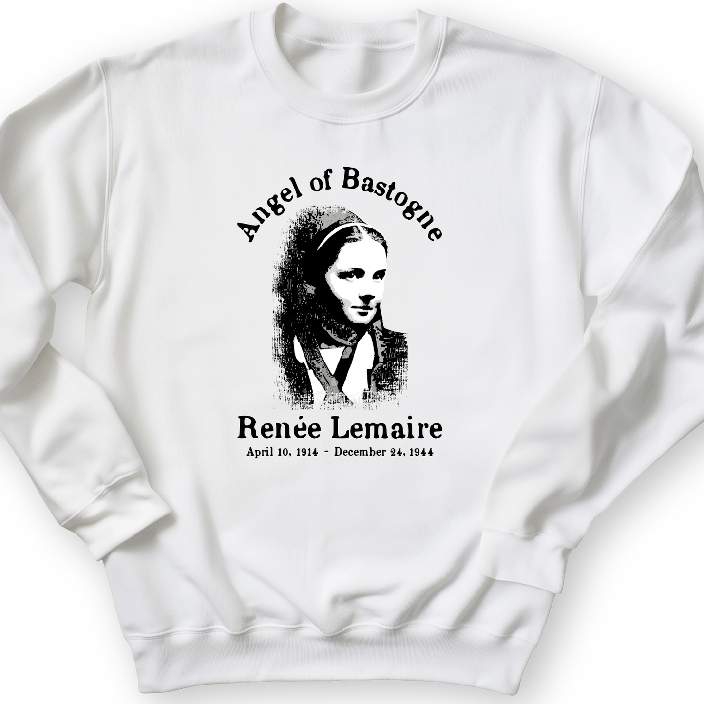 Angel of Bastogne Crewneck White / S
