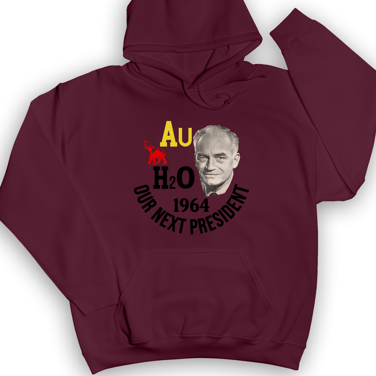 Barry Goldwater Hoodie Maroon / S