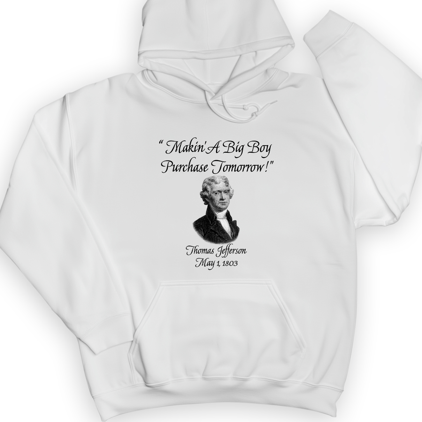 Big Boy Purchase Hoodie White / S