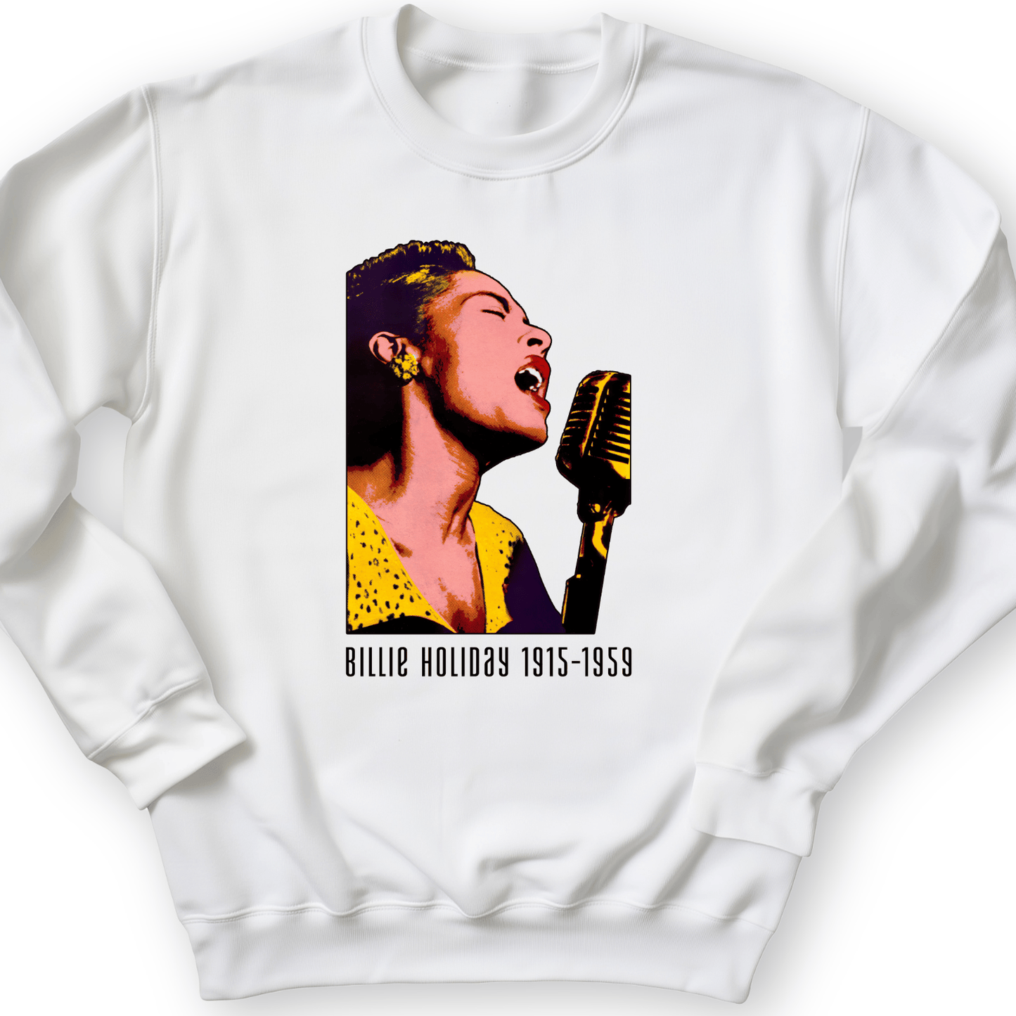 Billie Holiday Crewneck White / S