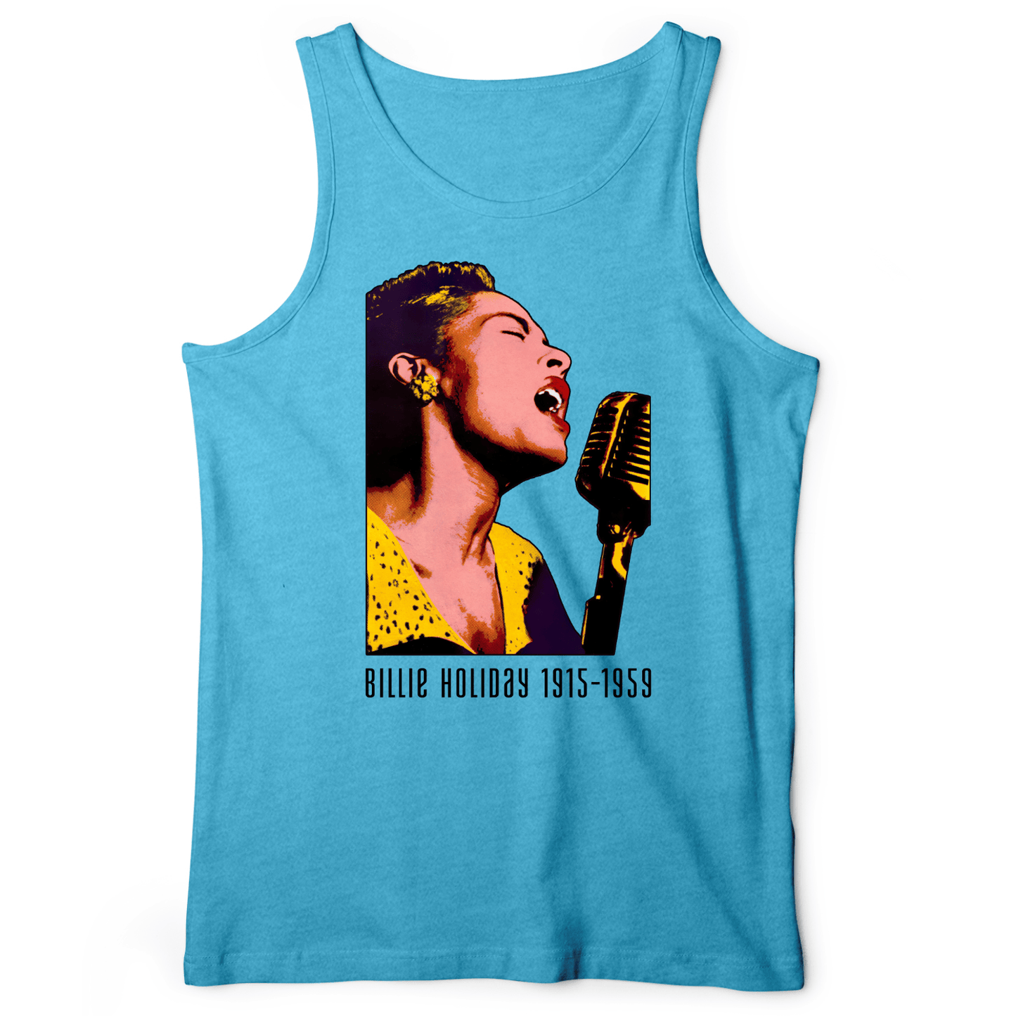 Billie Holiday Tank Aqua TriBlend / XS