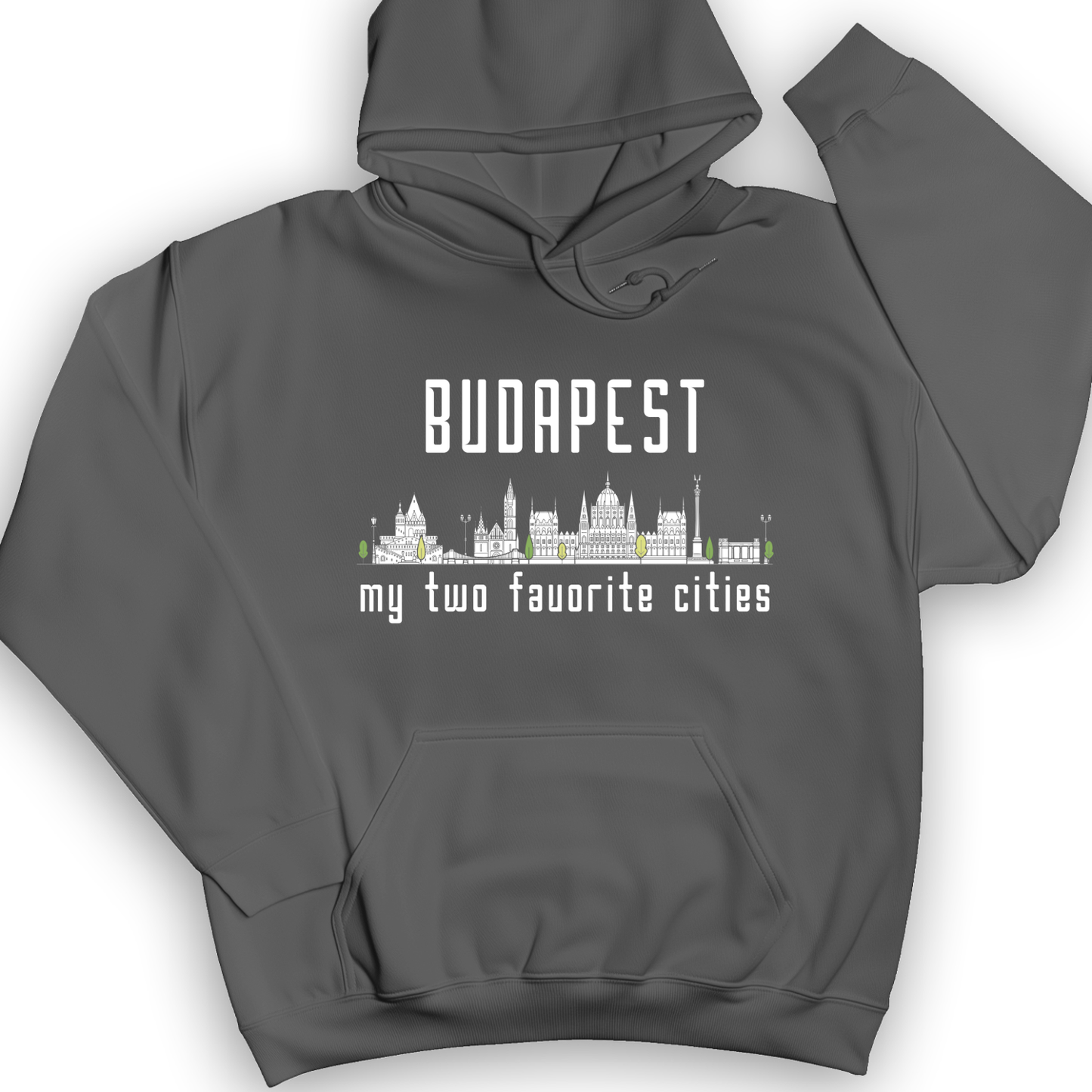Budapest 2 Hoodie Charcoal / S