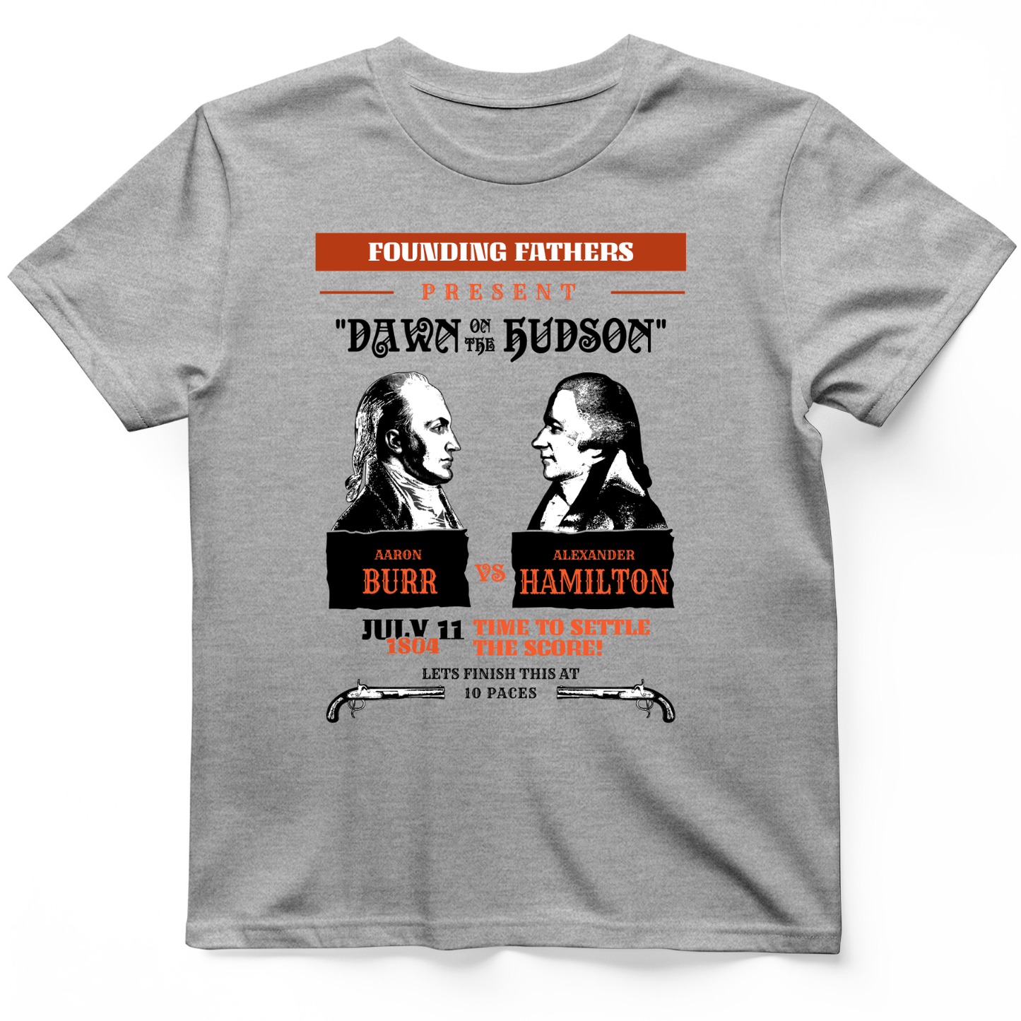 Burr vs Hamilton T-Shirt Sport Grey / S
