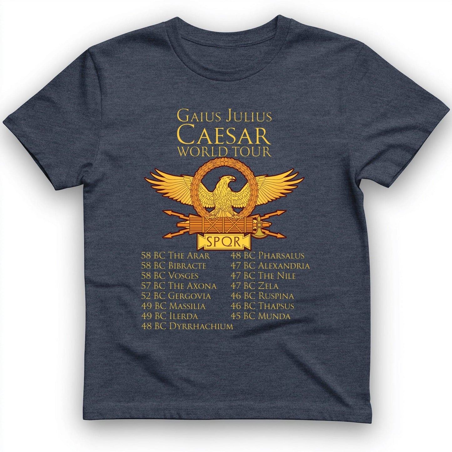 Caesar World Tour T-Shirt Heather Navy / S