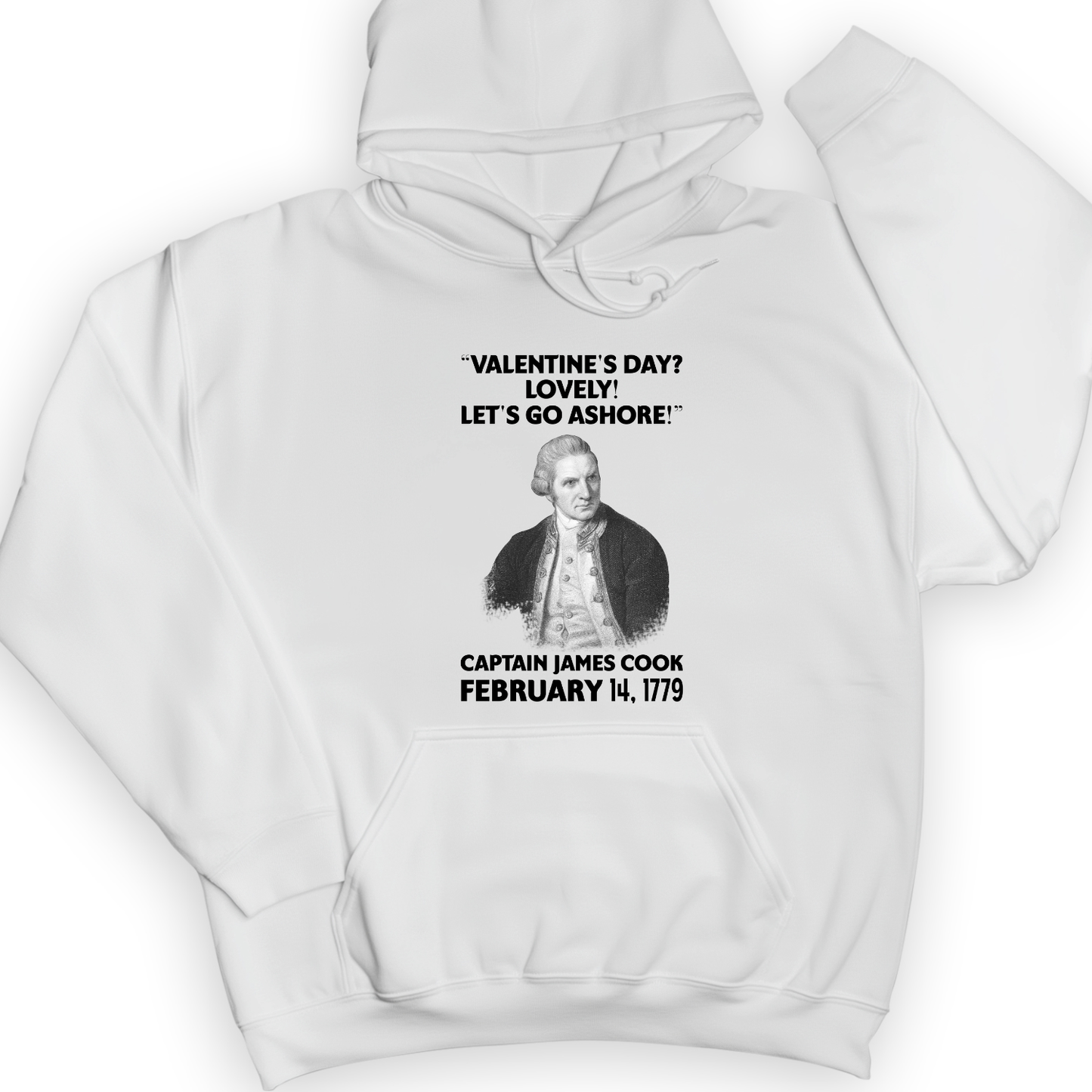 Captain Cook Hoodie White / S