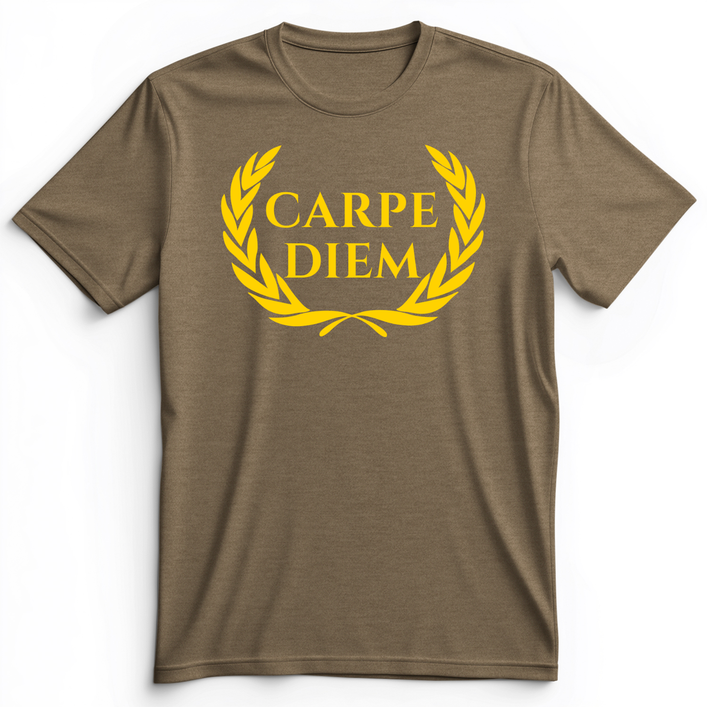 Carpe Diem Premium Tee Heather Olive / S