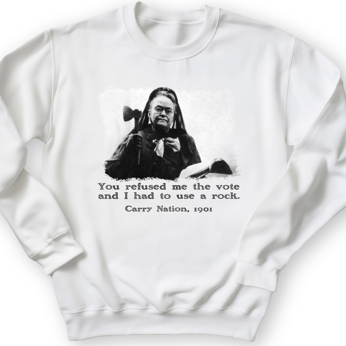 Carry Nation Crewneck White / S