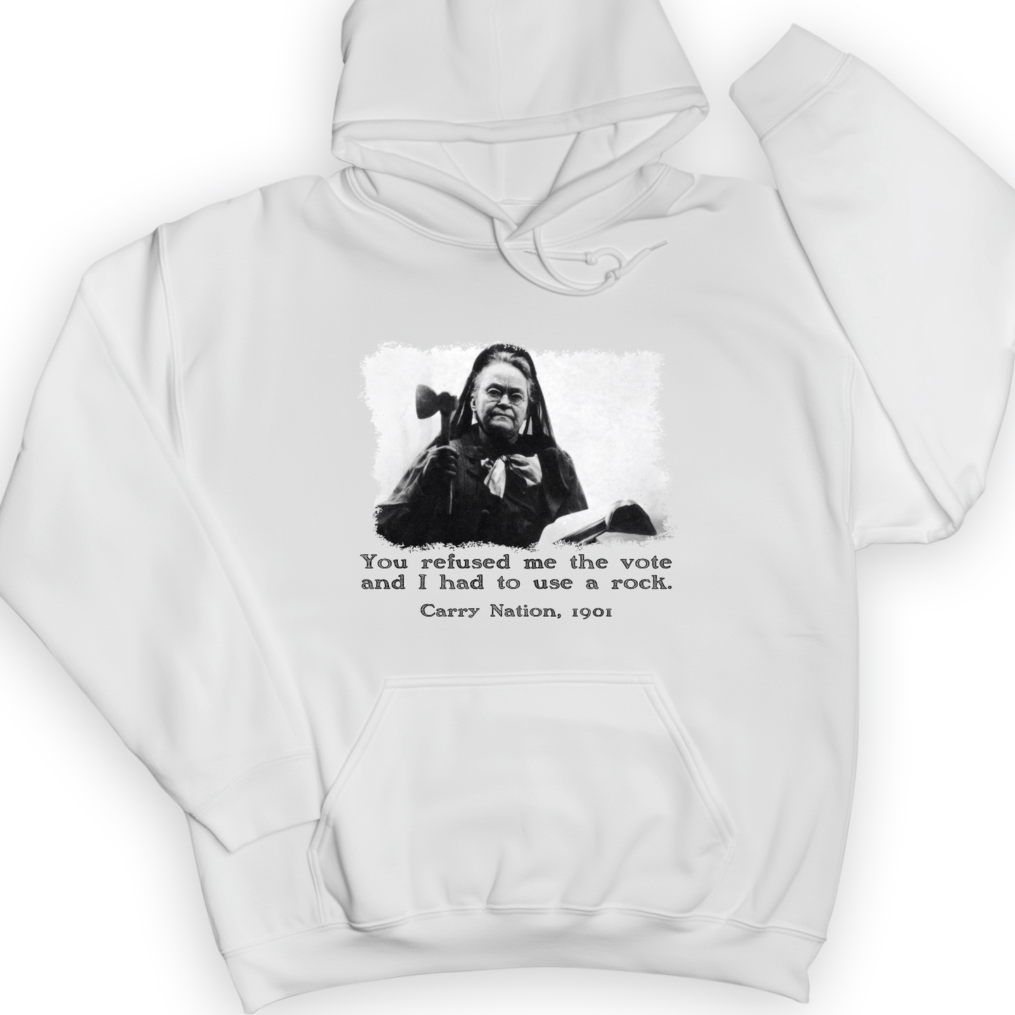 Carry Nation Hoodie White / S