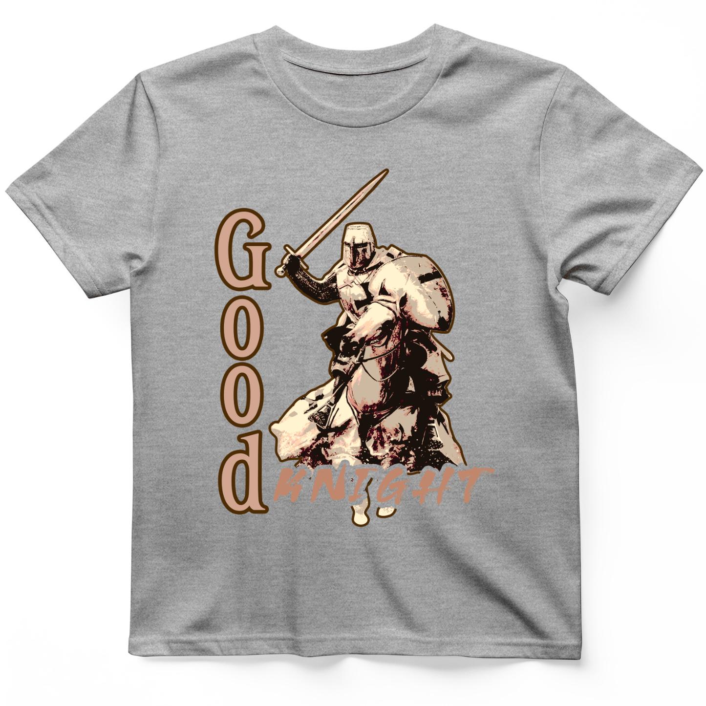 Charging Knight T-Shirt Sport Grey / S