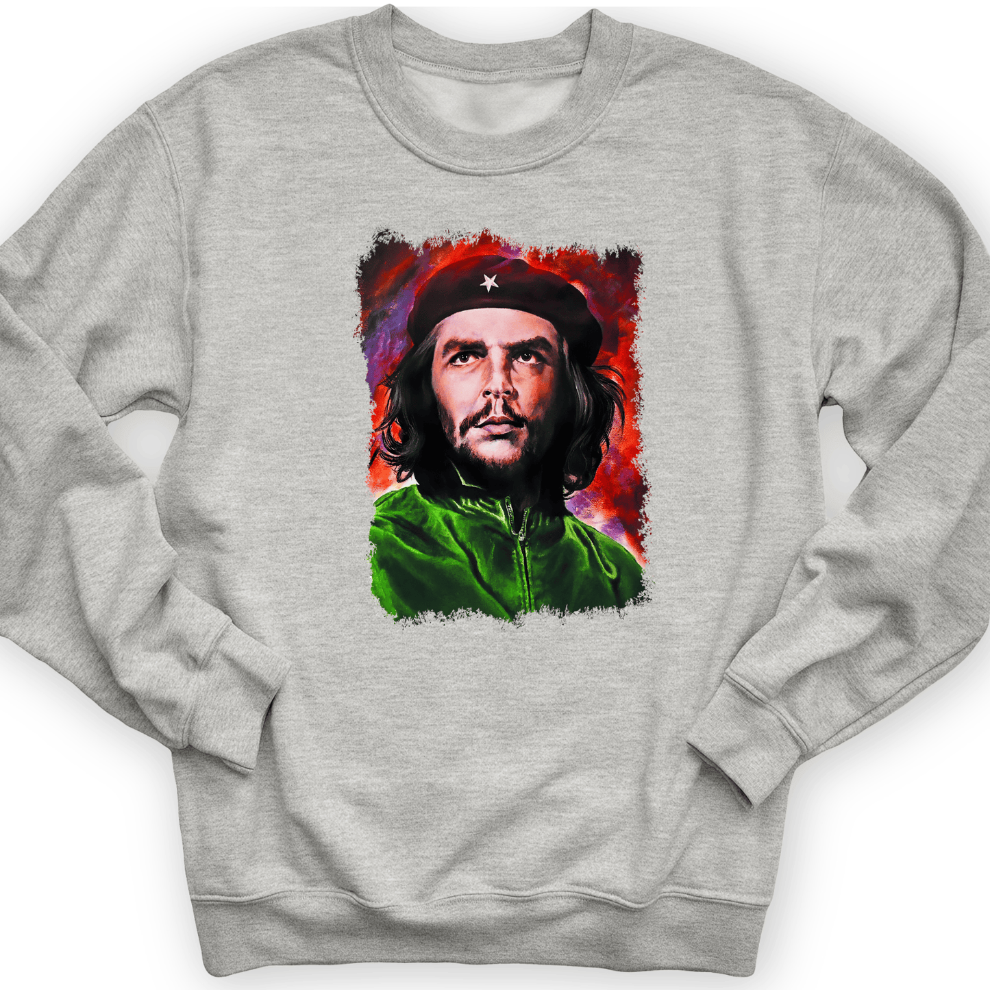 Che Guevara Colorized Crewneck Sport Grey / S