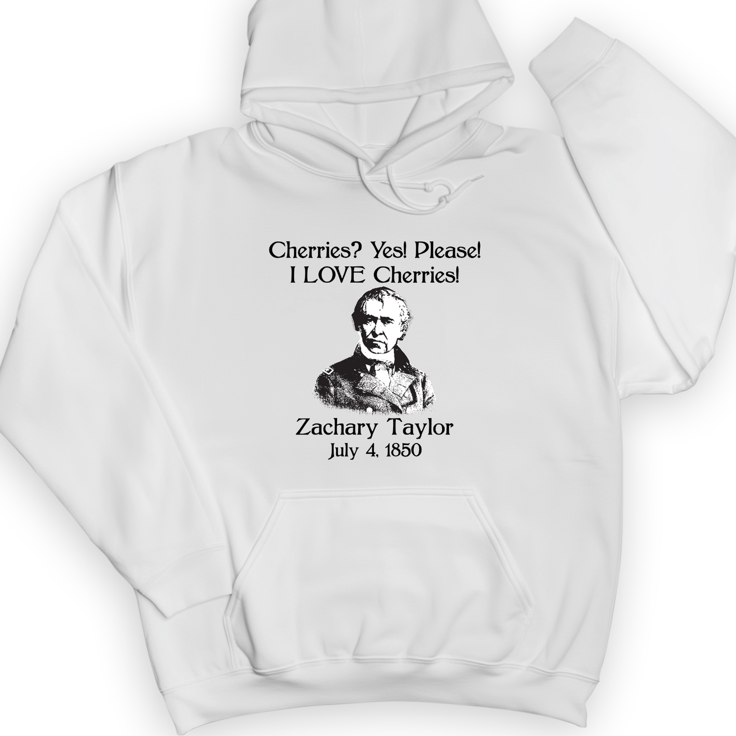 Cherries Hoodie White / S