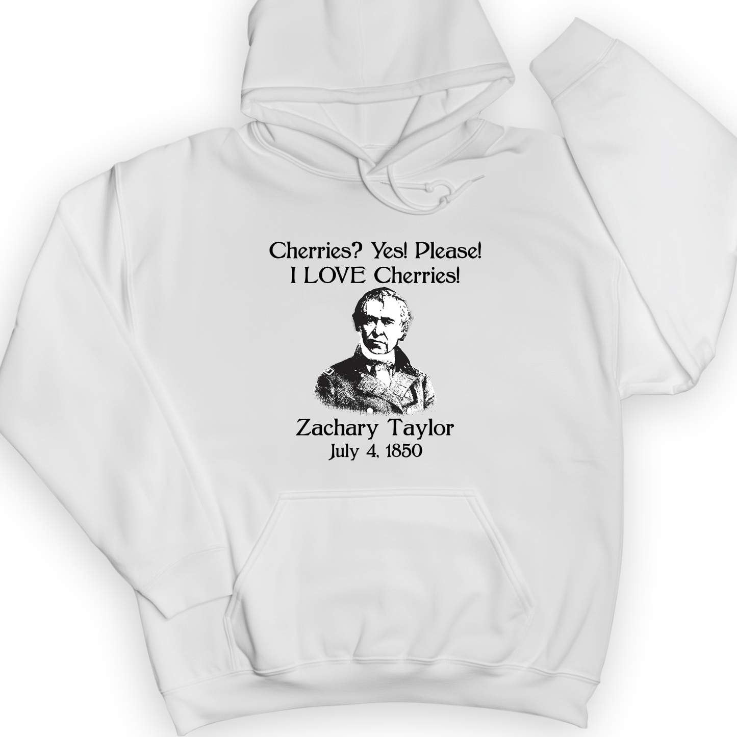 Cherries Hoodie White / S