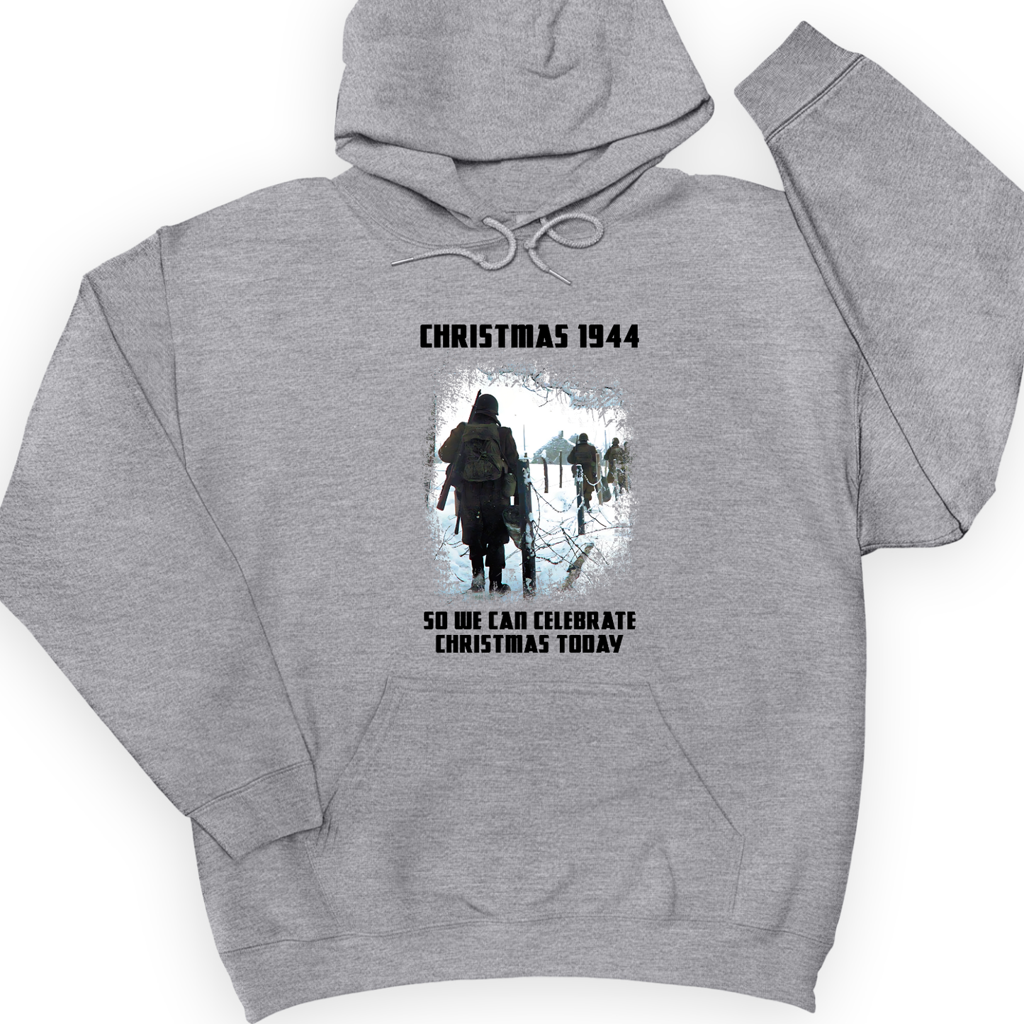 Christmas 1944 Hoodie Sport Grey / S