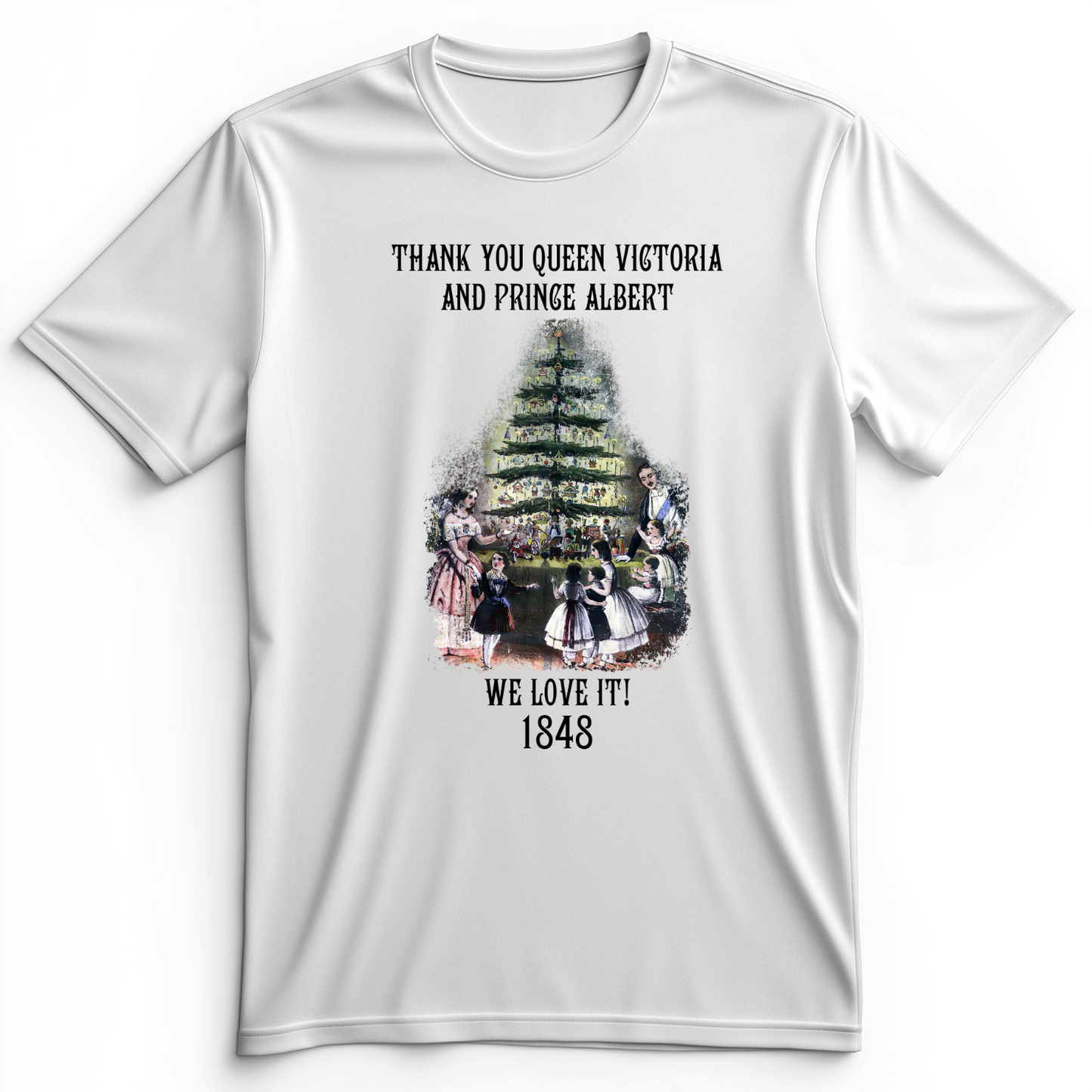 Christmas Tree Premium Tee White / S