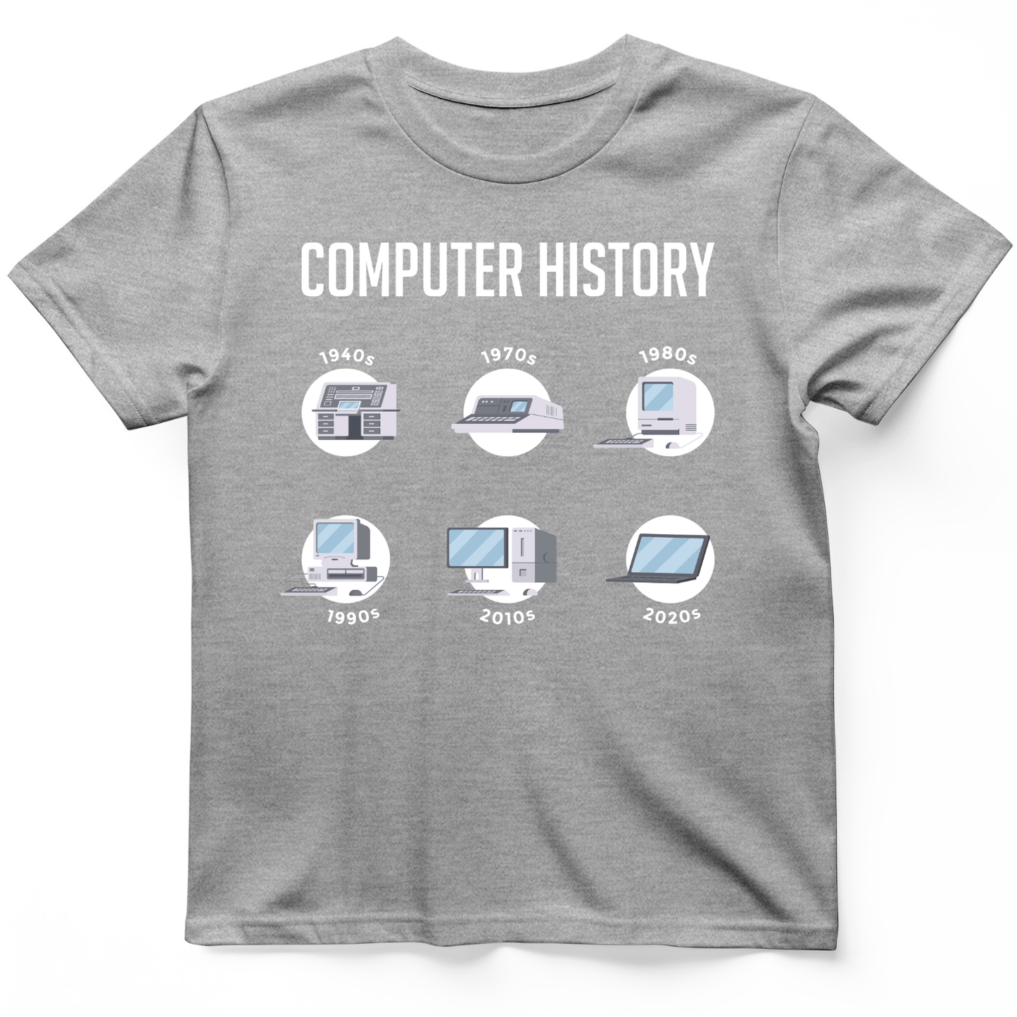 Computer History T-Shirt Sport Grey / S