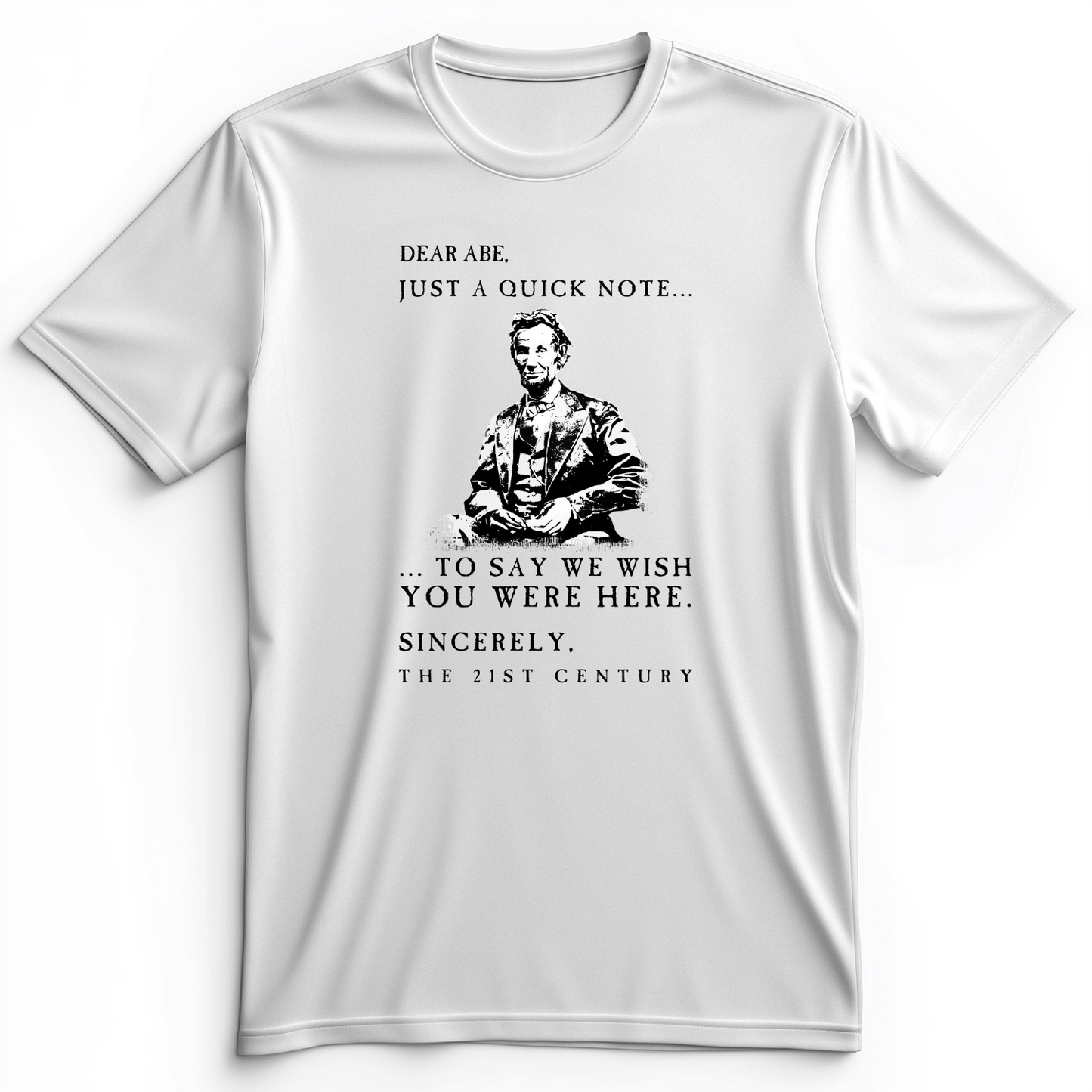 Dear Abe Premium Tee White / S