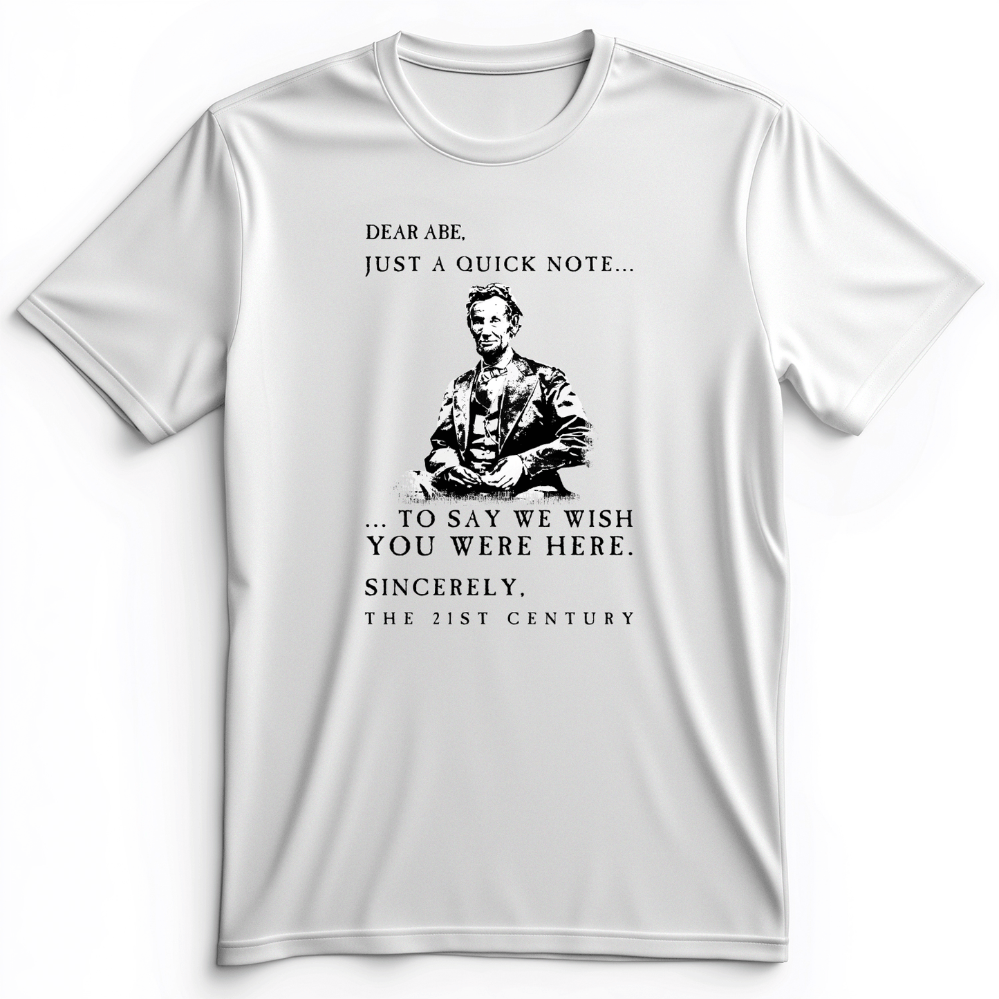 Dear Abe Premium Tee White / S