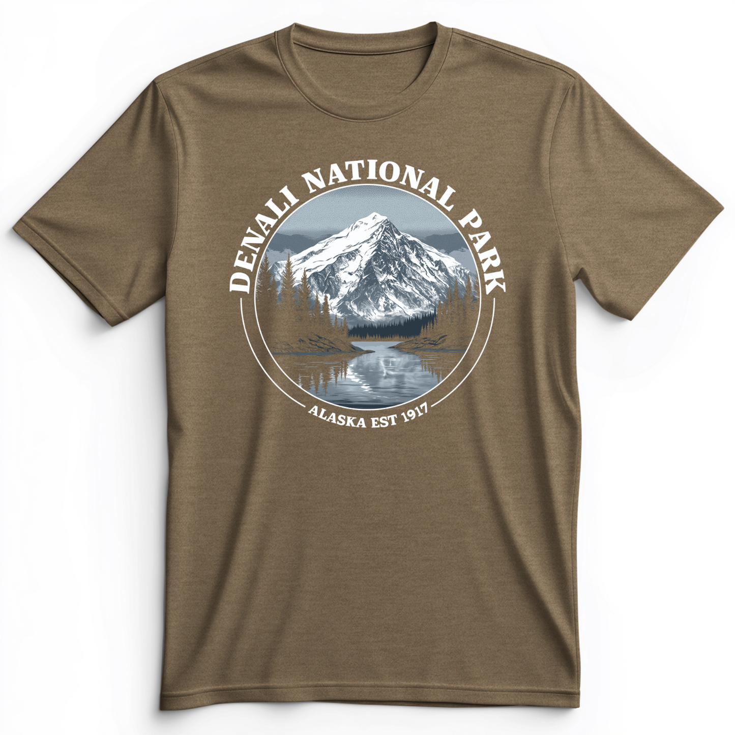 Denali Premium Tee Heather Olive / S