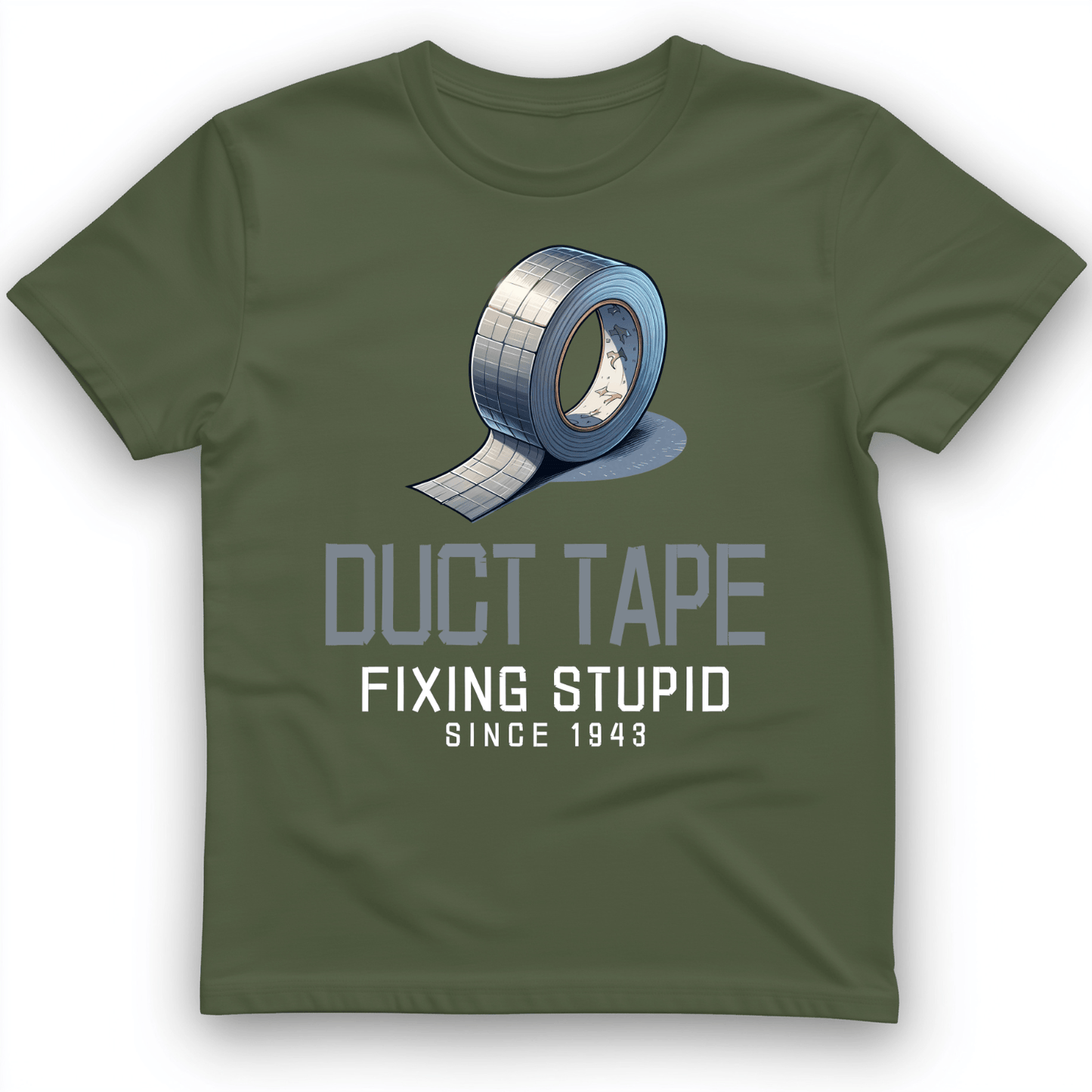 Duct Tape T-Shirt Military Green / S