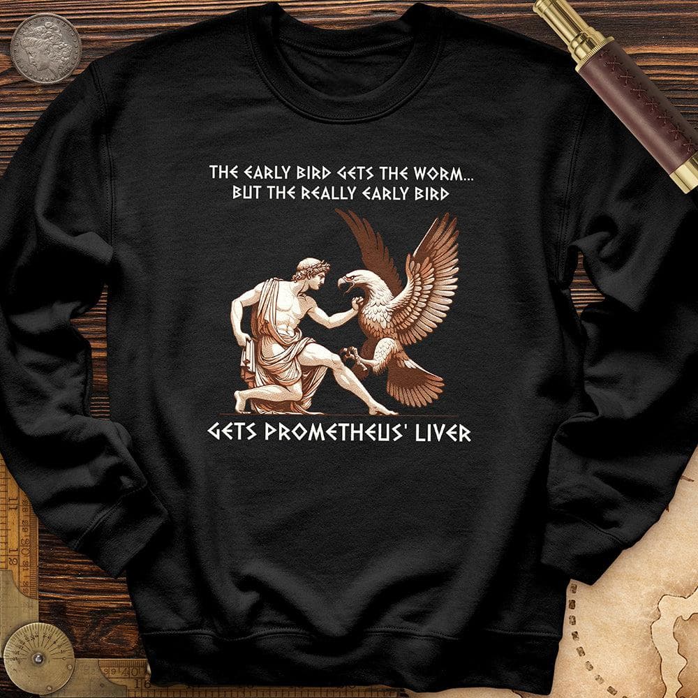 Early Bird Crewneck Black / S