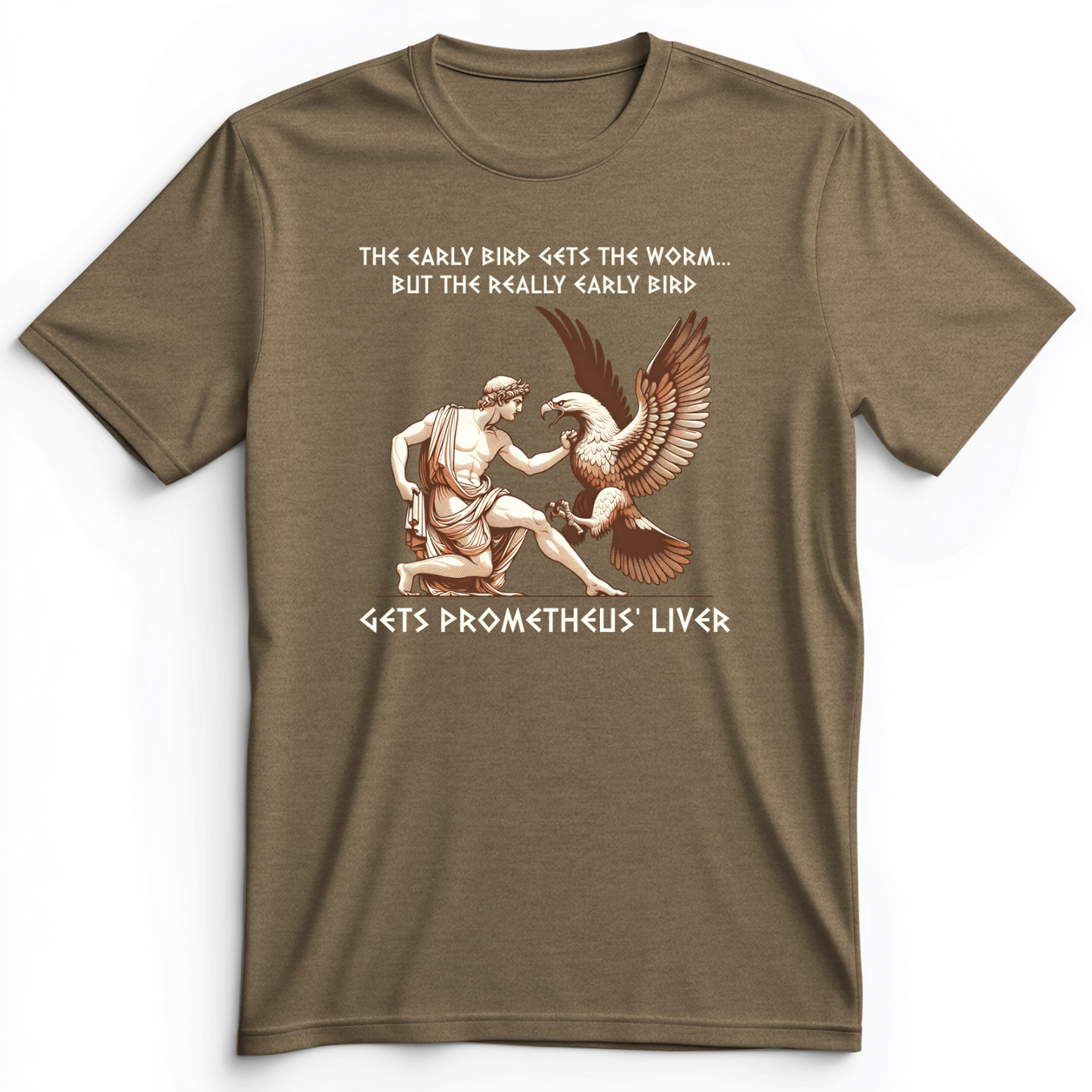 Early Bird Premium Tee Heather Olive / S