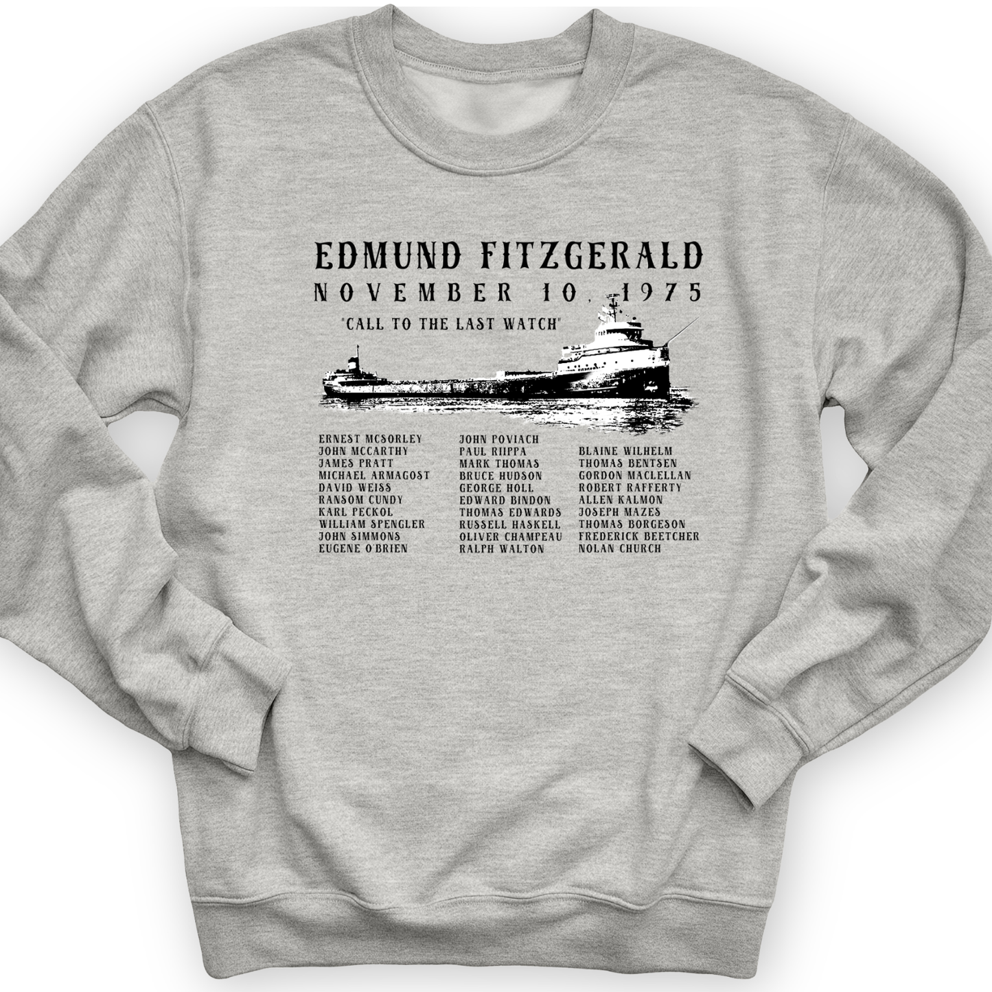 Edmund Fitzgerald Crewneck Sport Grey / S