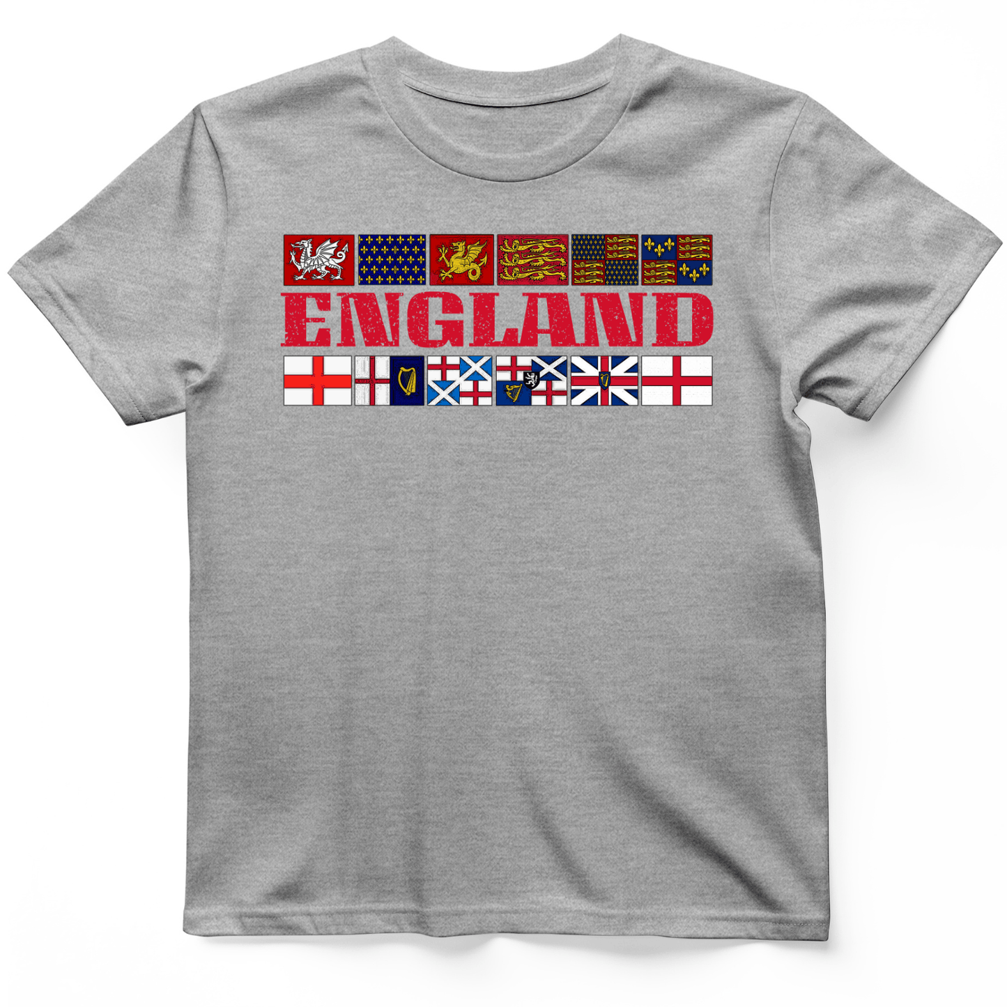 English Flags 2 T-Shirt Sport Grey / S