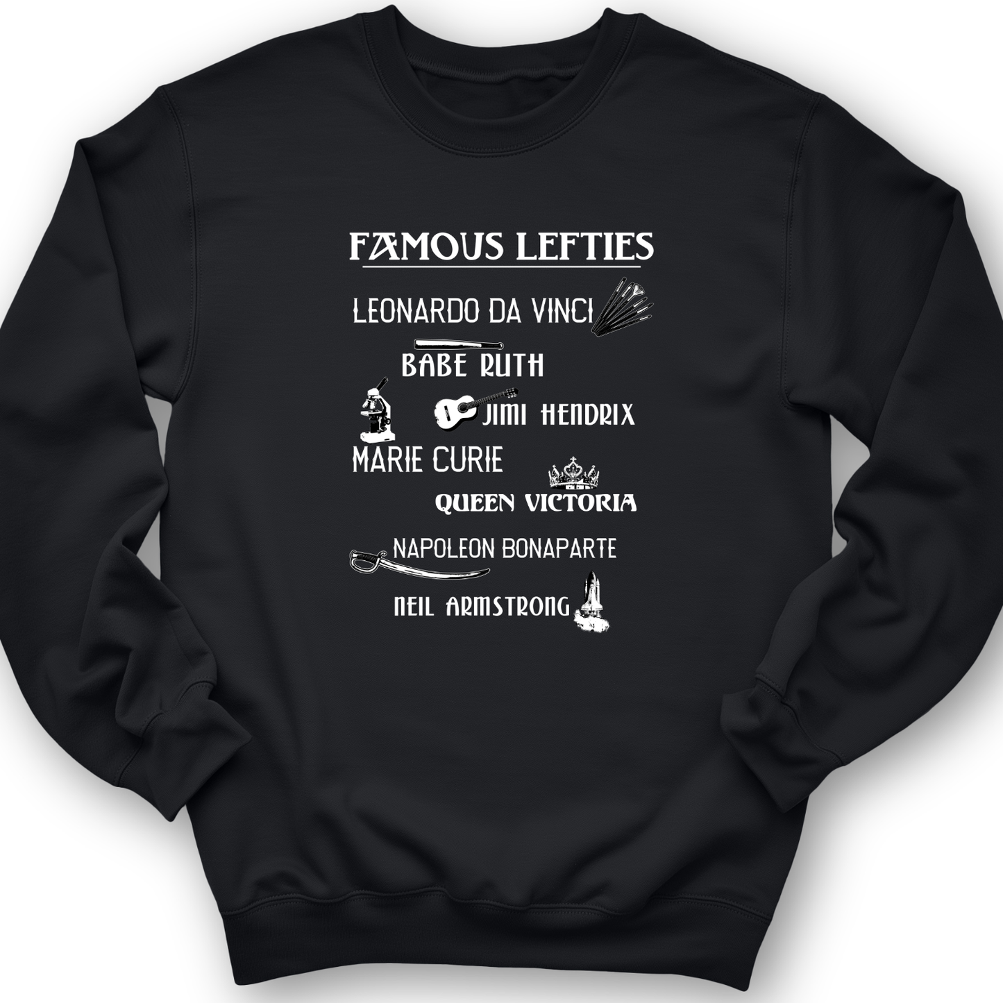 Famous Lefties Crewneck Black / S
