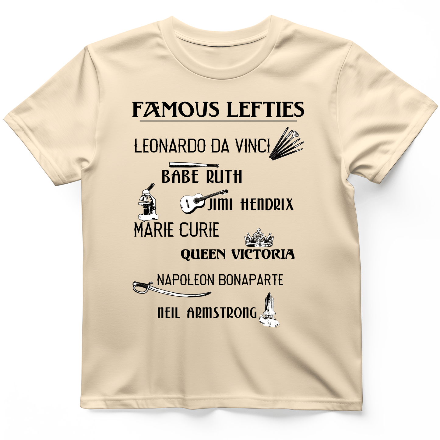 Famous Lefties T-Shirt Natural / S
