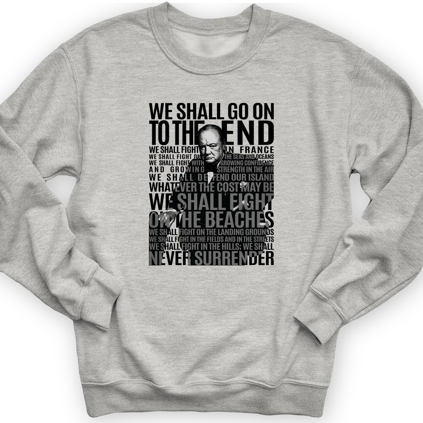 Fight On The Seas And Beaches Crewneck Sport Grey / S