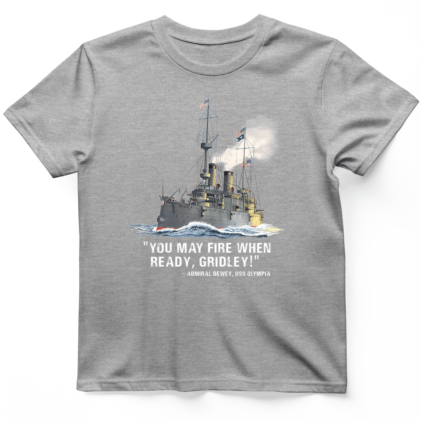 Fire When Ready T-Shirt Sport Grey / S