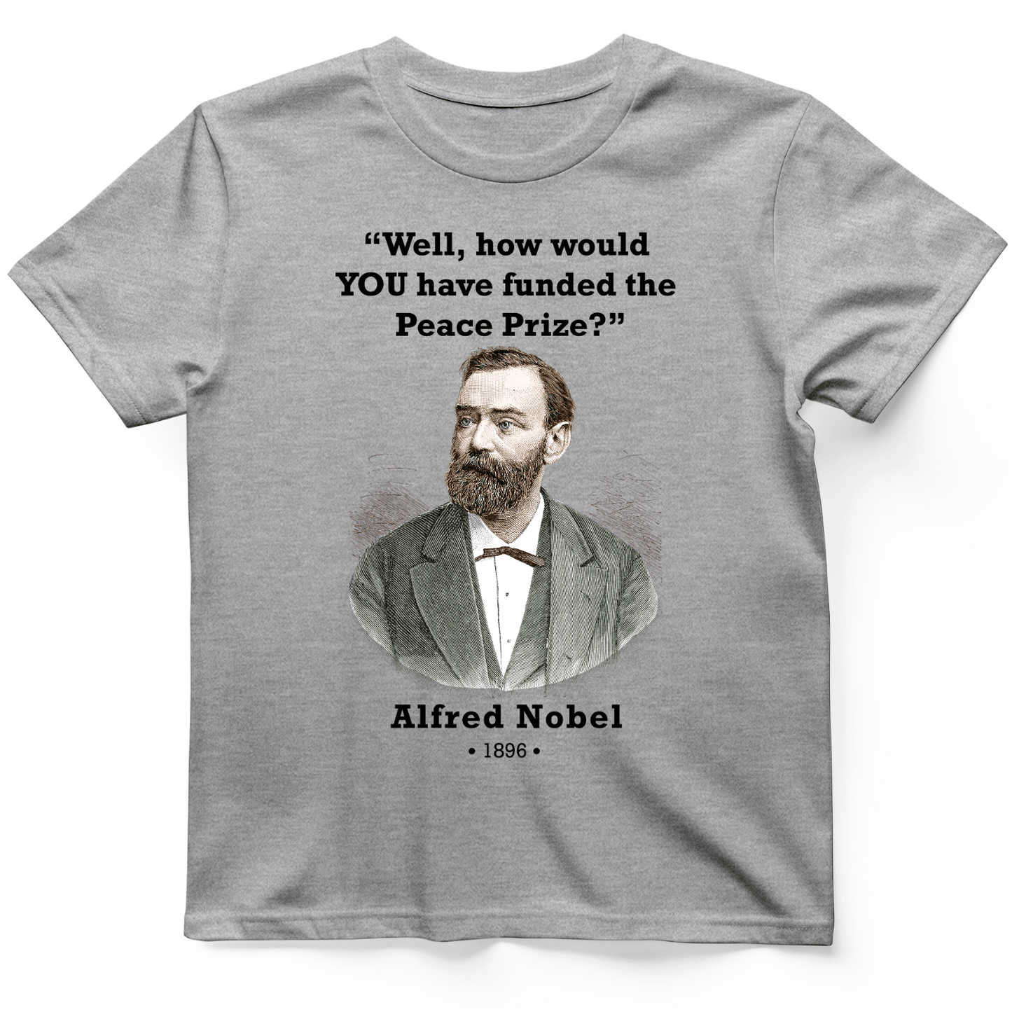 Funding Nobel Prize T-Shirt Sport Grey / S