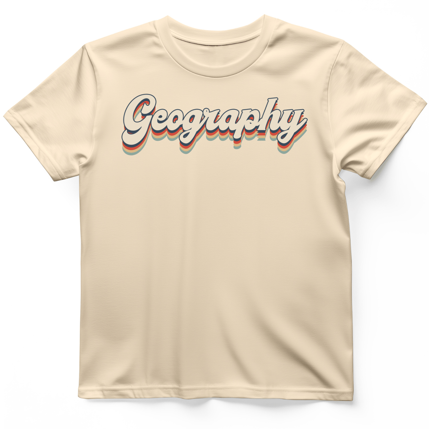 Geography T-Shirt Natural / S