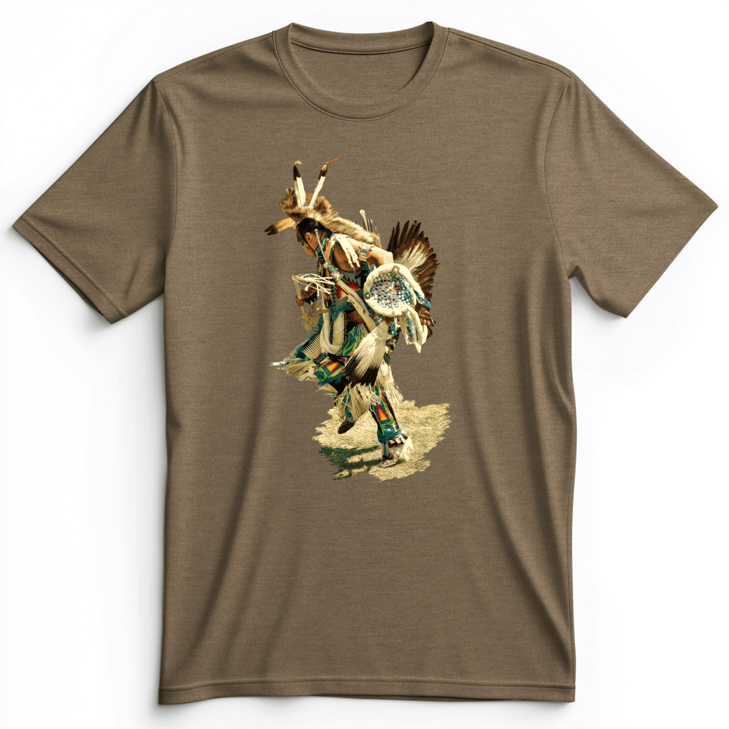 Ghost Dancer Premium Tee Heather Olive / S