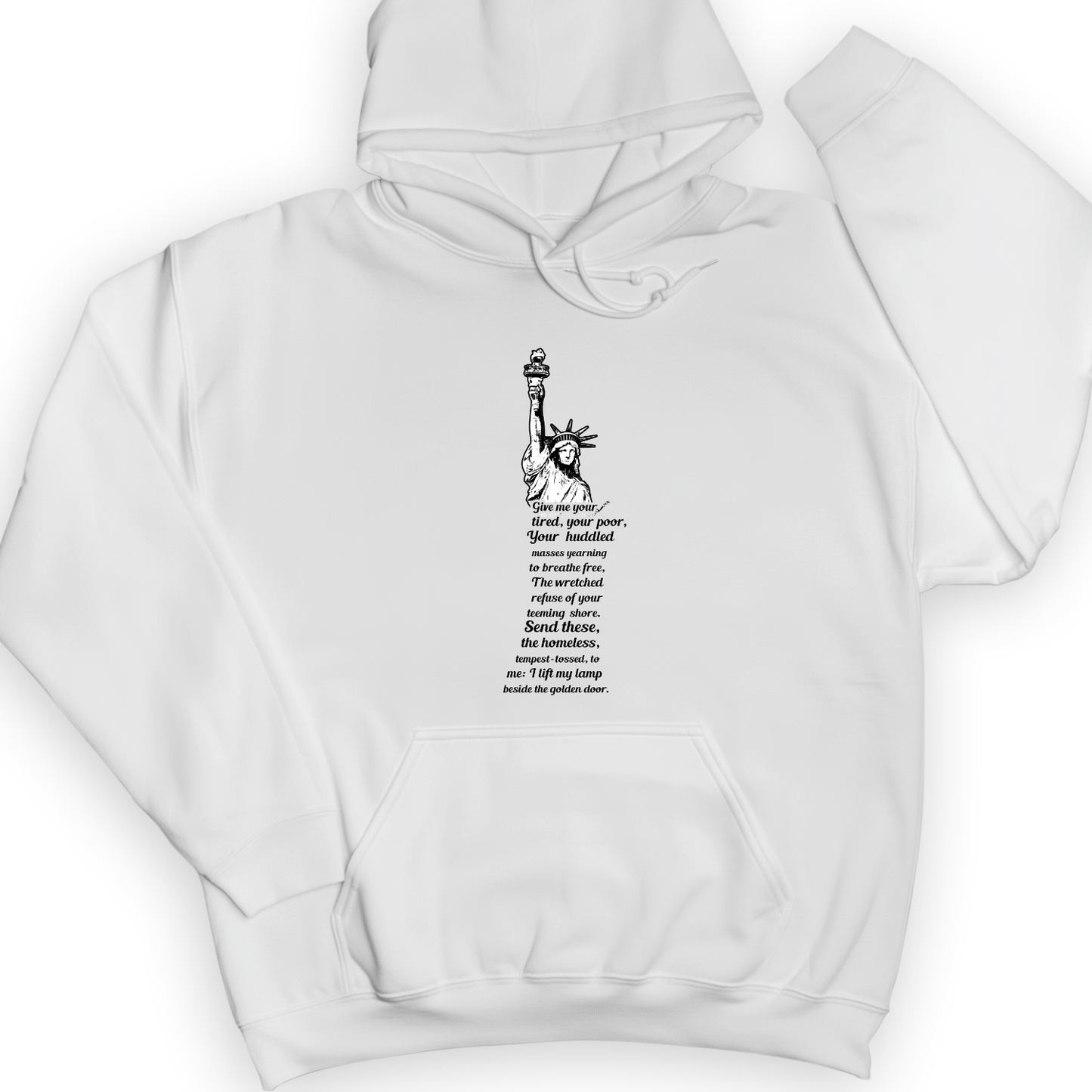 Give Me Your Tired Hoodie White / S