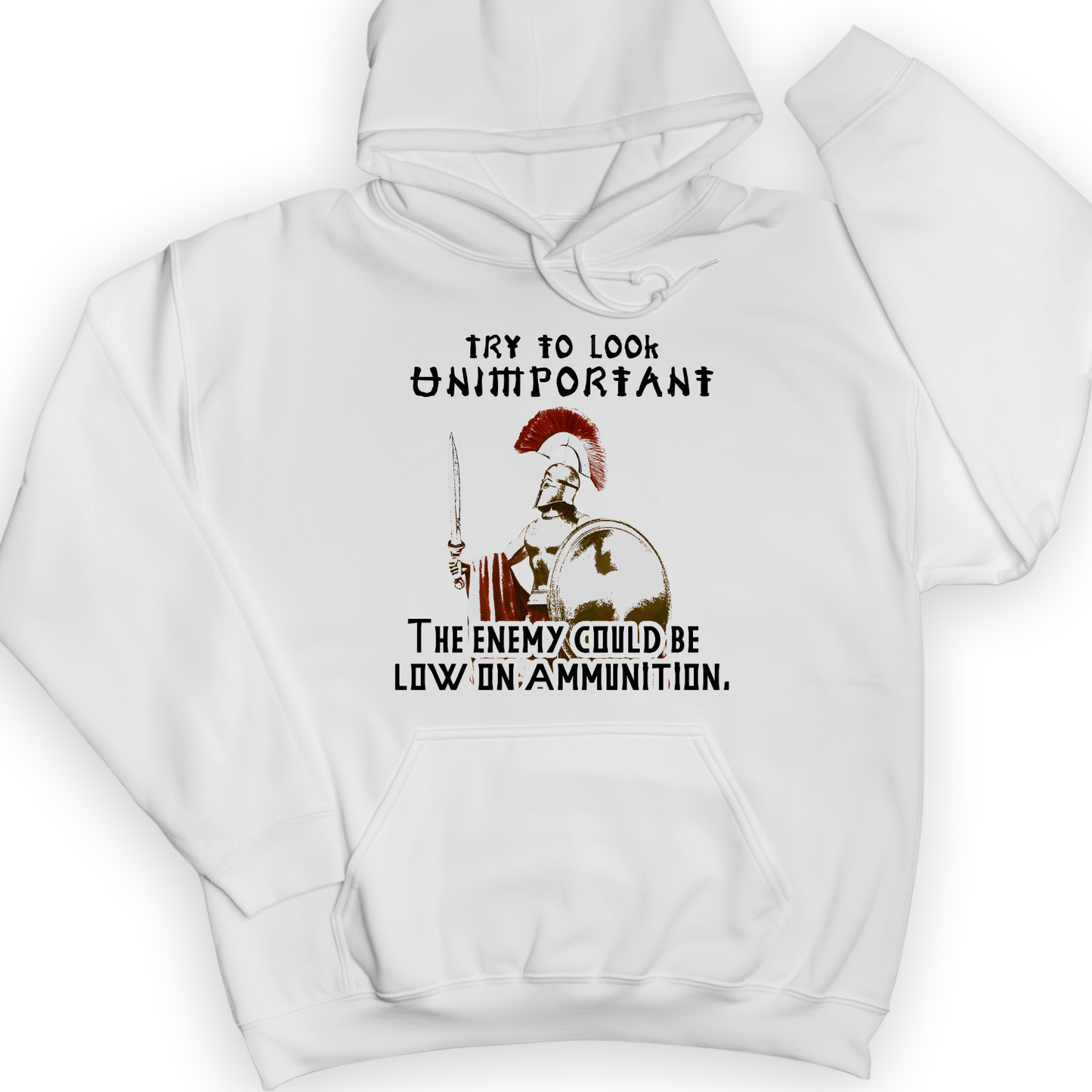 Greek Logic Hoodie White / S