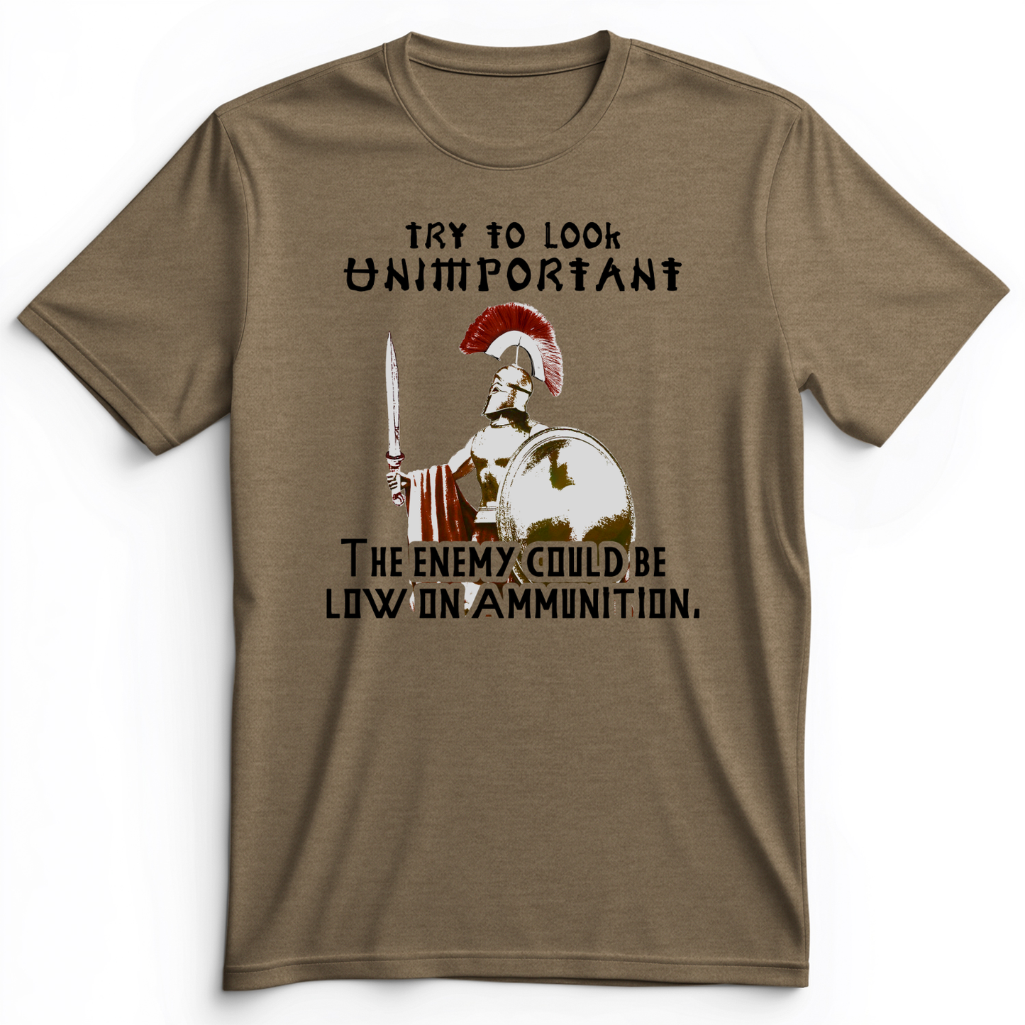 Greek Logic Premium Tee Heather Olive / S