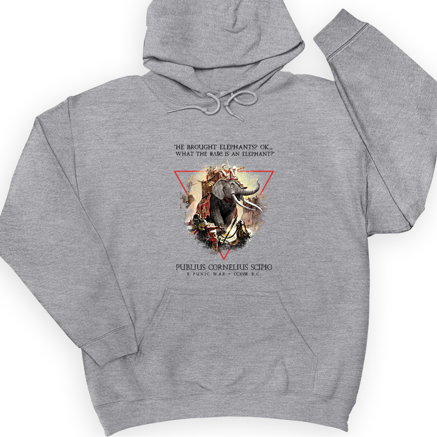 Hannibal Elephants Hoodie Sport Grey / S