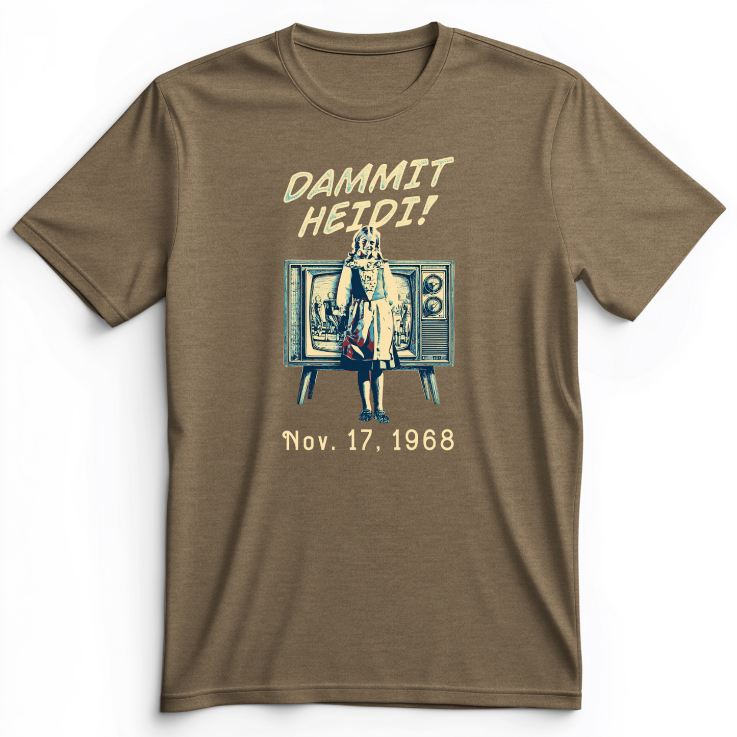 Heidi Bowl Premium Tee Heather Olive / S