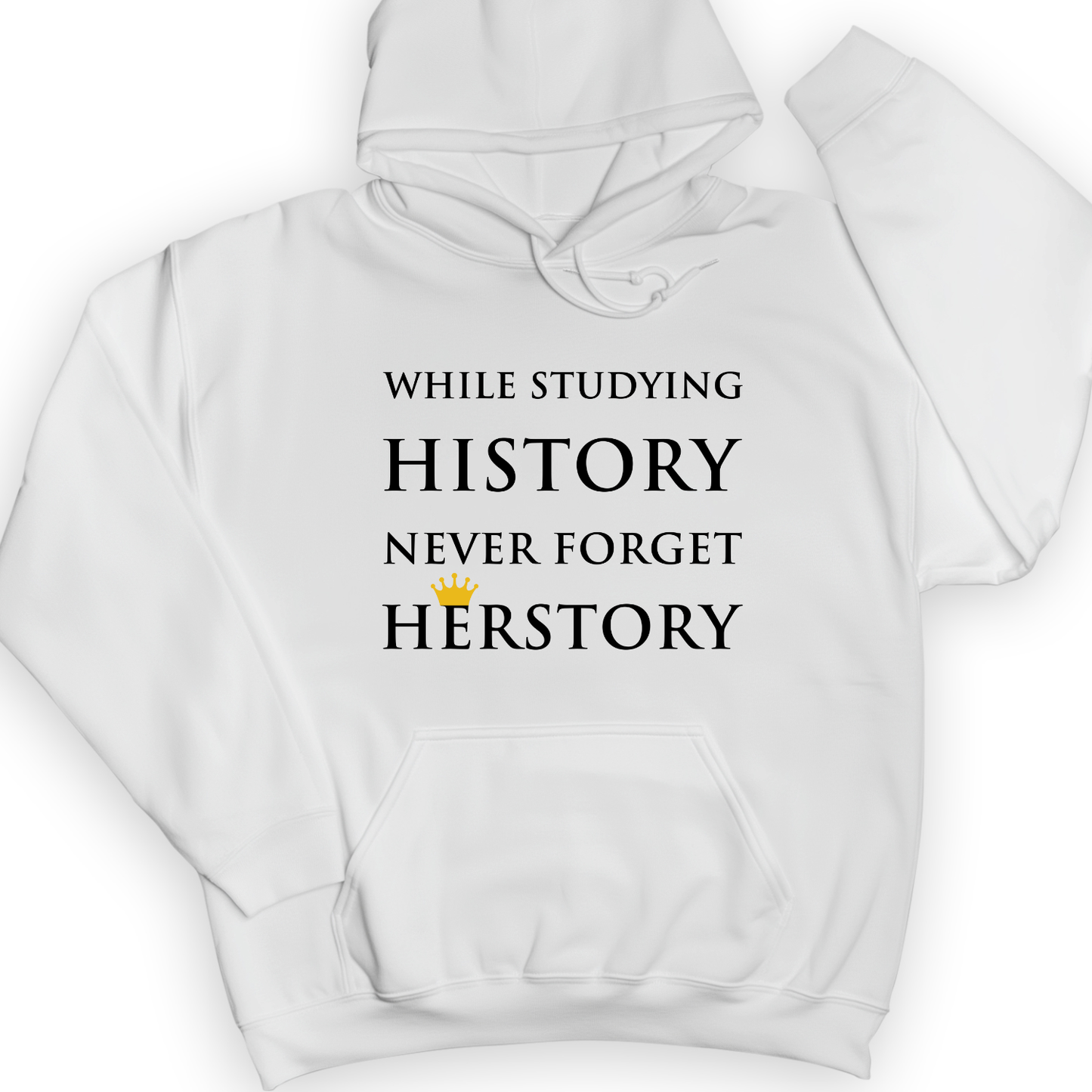 Herstory Hoodie White / S
